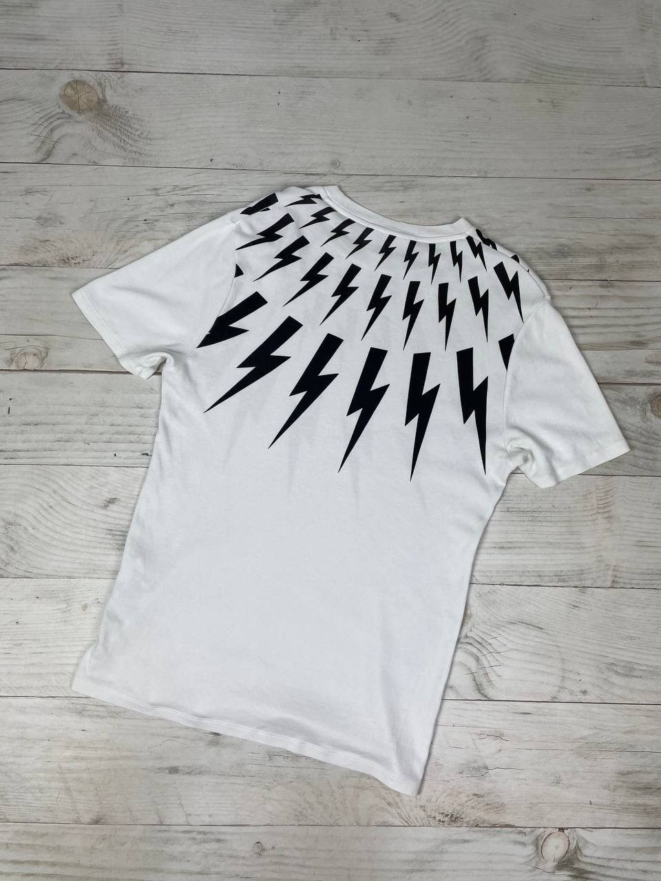 Neil Barrett Neil Barrett Bolt T-Shirt Over Print M Size US M / EU 48-50 / 2 - 10 Thumbnail