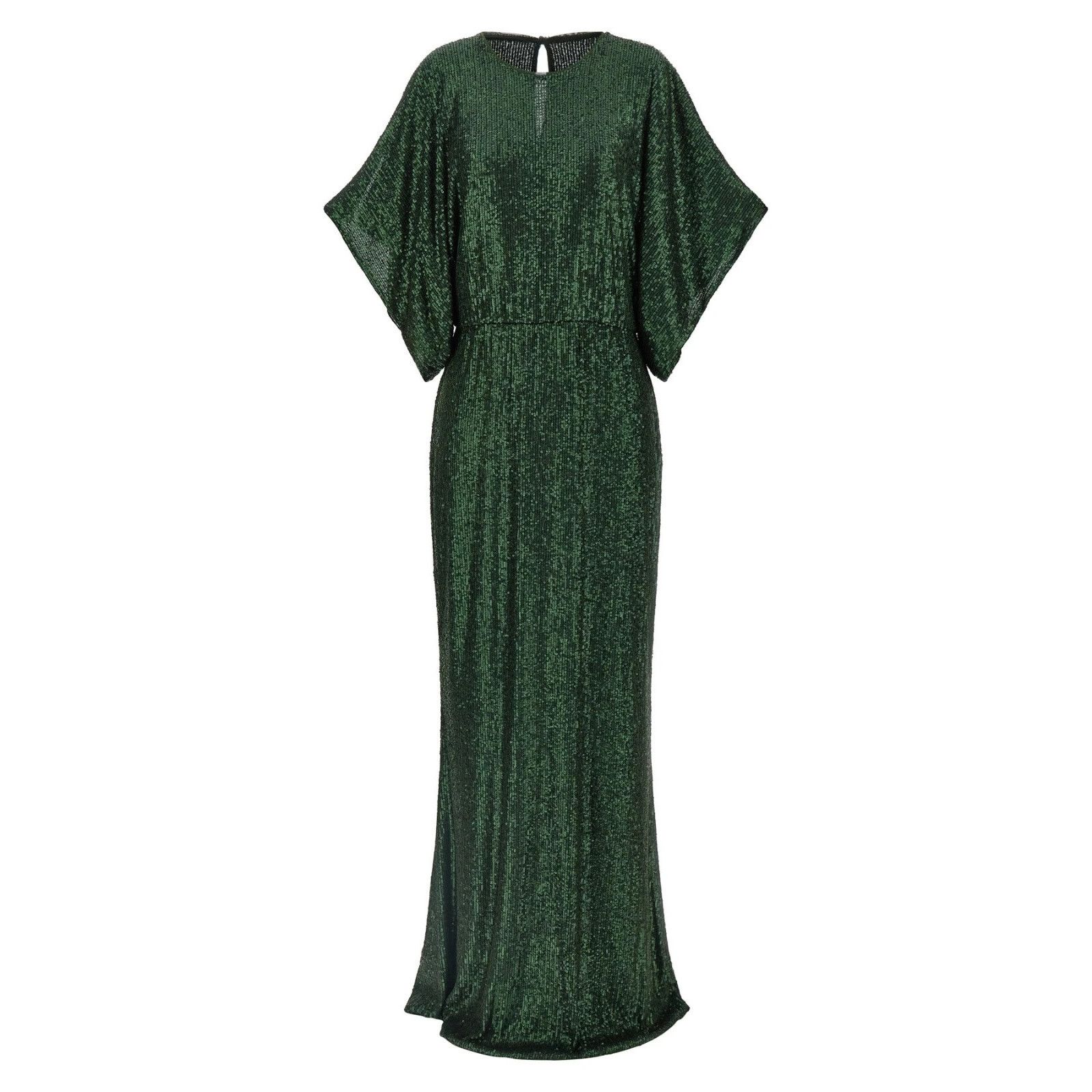 NORMA KAMALI Reverse Obie Green Dress New & Authentic (Women