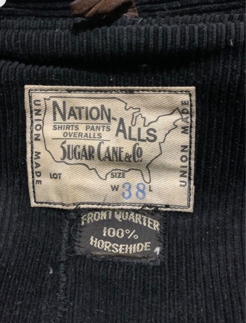 Sugar Cane Sugar Cane Front Quarter Horsehide Chore Jacket Size US M / EU 48-50 / 2 - 3 Thumbnail