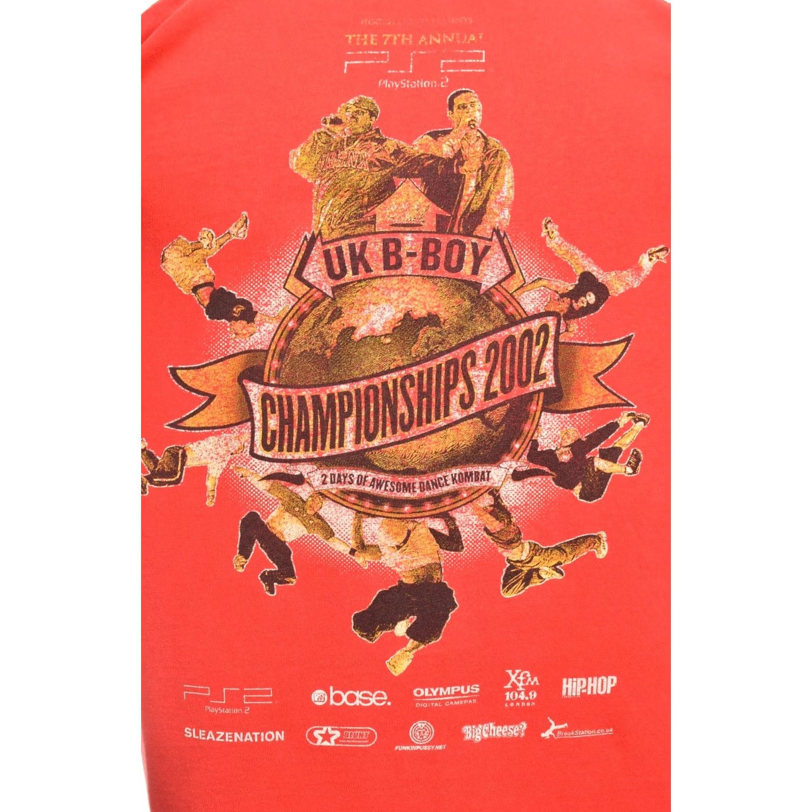 Vintage Rare Blunt UK B-Boy Championships 2002 Vintage T-Shirt Tee Size M Red Men XS? Size US M / EU 48-50 / 2 - 7 Thumbnail