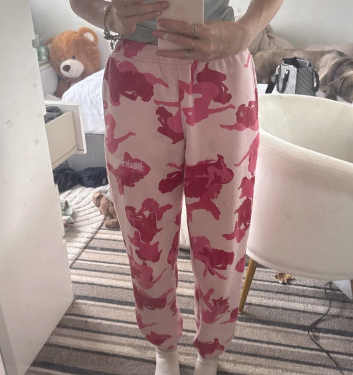 Named Collective pink camo named collective joggers Size 26" / US 2 / IT 38 - 1 Thumbnail