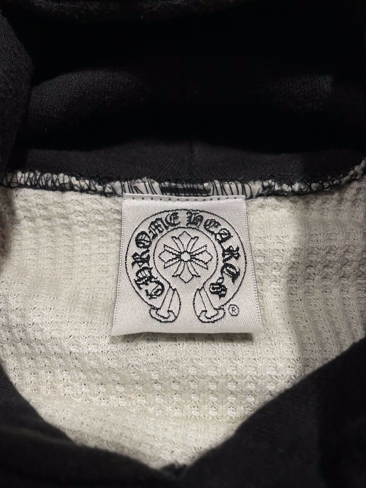 Chrome Hearts Vintage Chrome Hearts Thermal Lined Hoodie Size US S / EU 44-46 / 1 - 8 Thumbnail