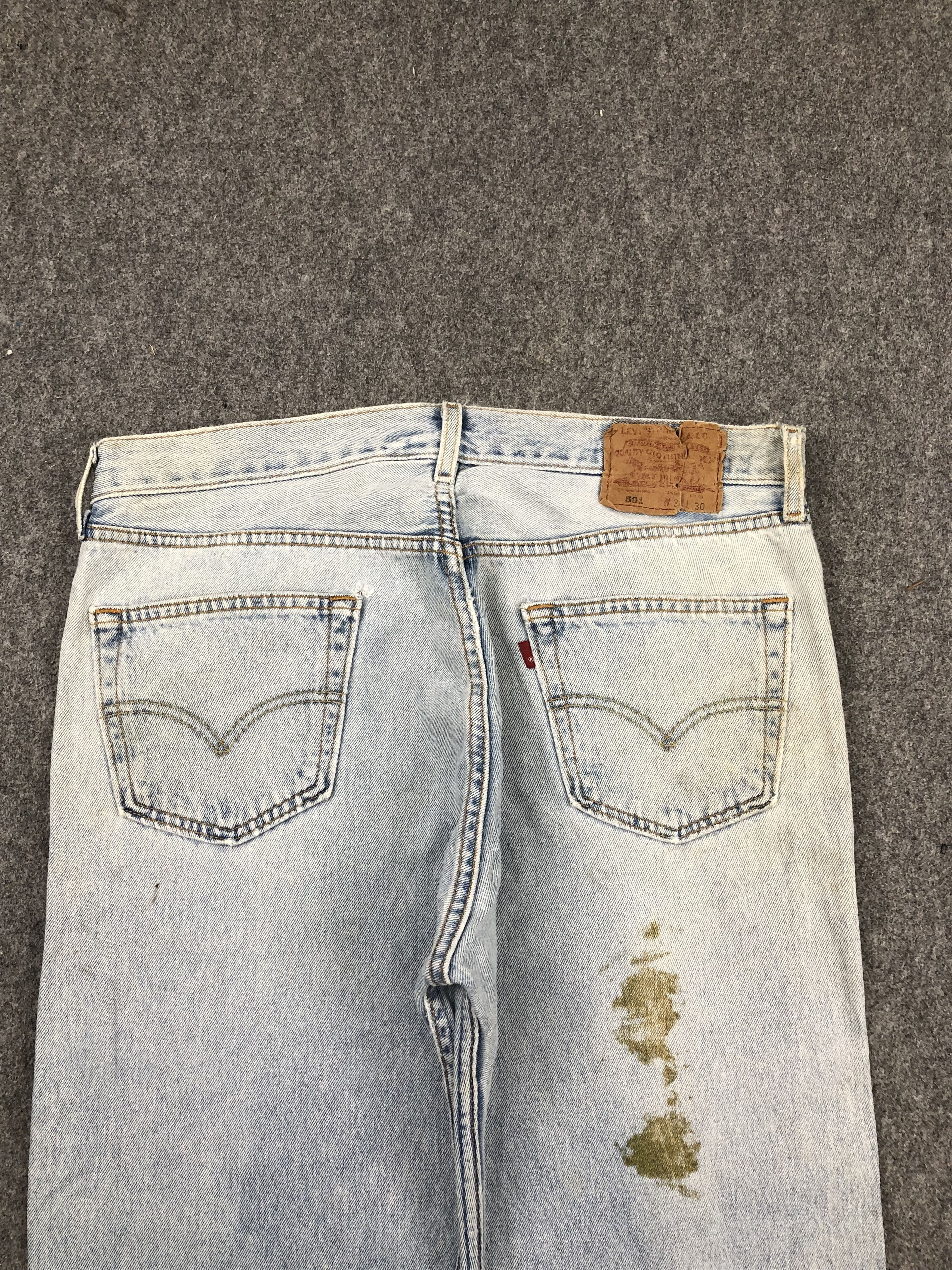 Levi's Vintage Levis 501 Light Blue Jeans DPP0220 Size US 34 / EU 50 - 4 Thumbnail