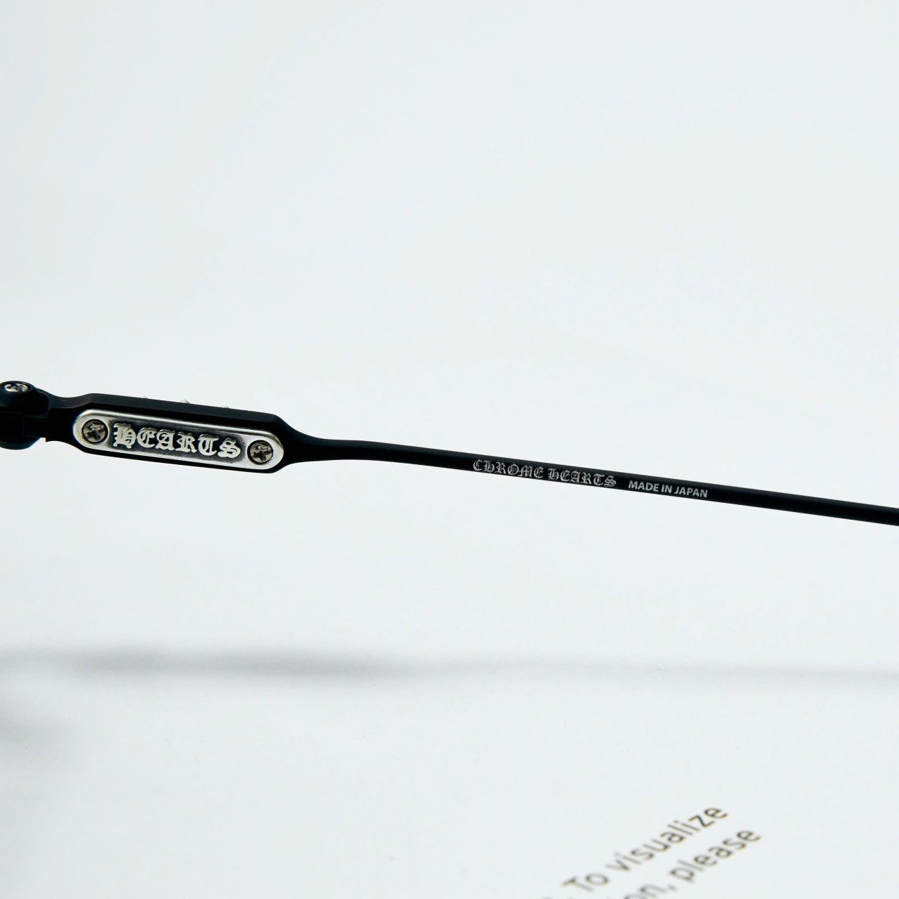 Chrome Hearts CHROME HEARTS SOFFFFFFFFERS II MATTE BLACK/SHINY SILVER GLASSES Size ONE SIZE - 4 Thumbnail
