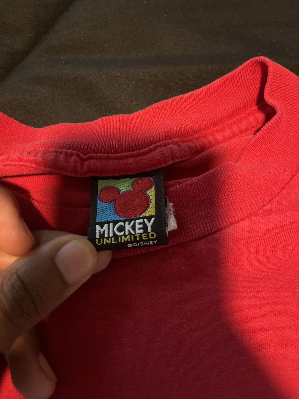 Disney × Mickey Mouse Vintage Mickey Tee ‘Red’ Size US L / EU 52-54 / 3 - 3 Thumbnail