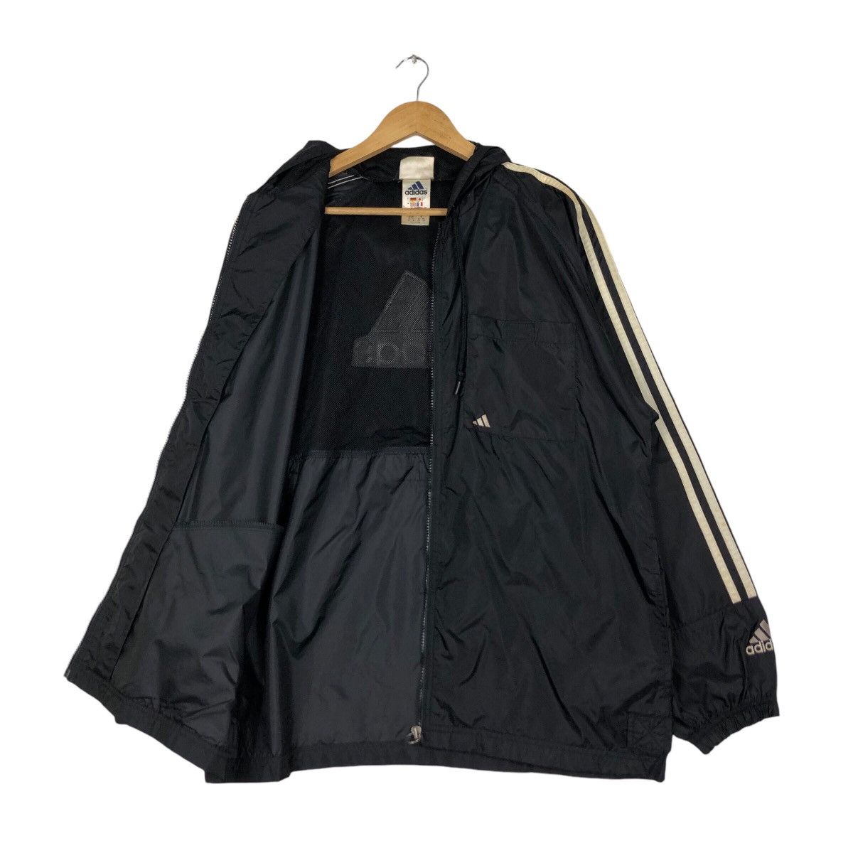 Adidas × Vintage Vintage Adidas Windbreaker Long Sleeve Big Logo Large Size US L / EU 52-54 / 3 - 10 Thumbnail