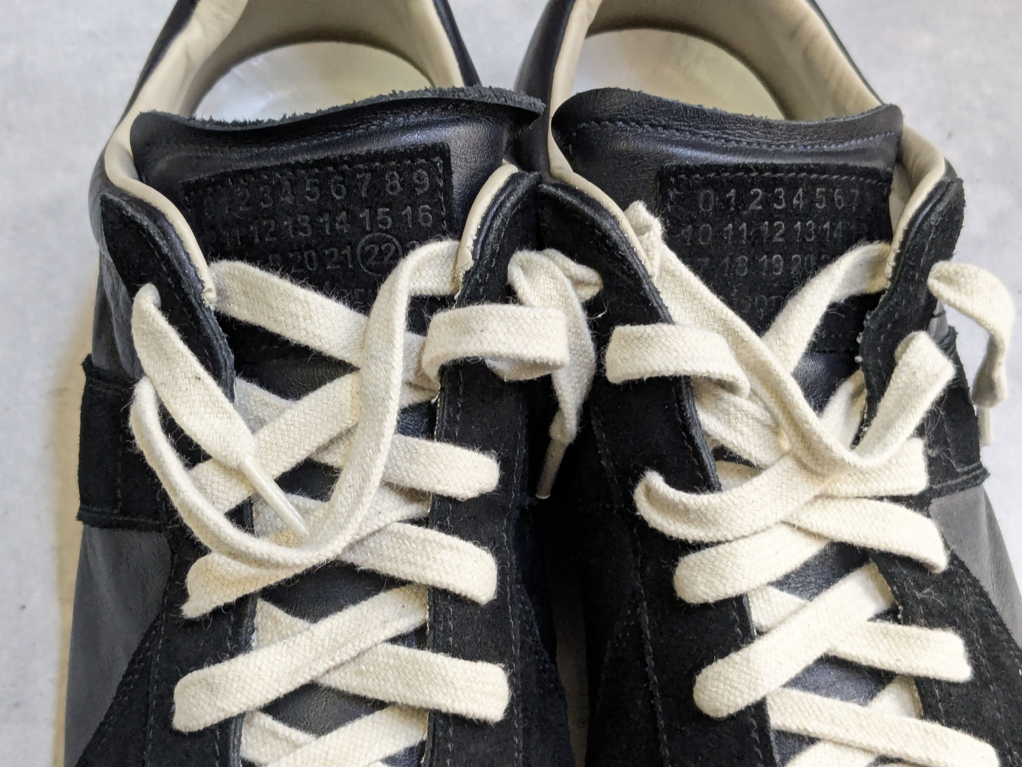 Maison Margiela Maison Margiela Replica GAT Black Navy Blue 11 44 Gum Size US 11 / EU 44 - 5 Thumbnail