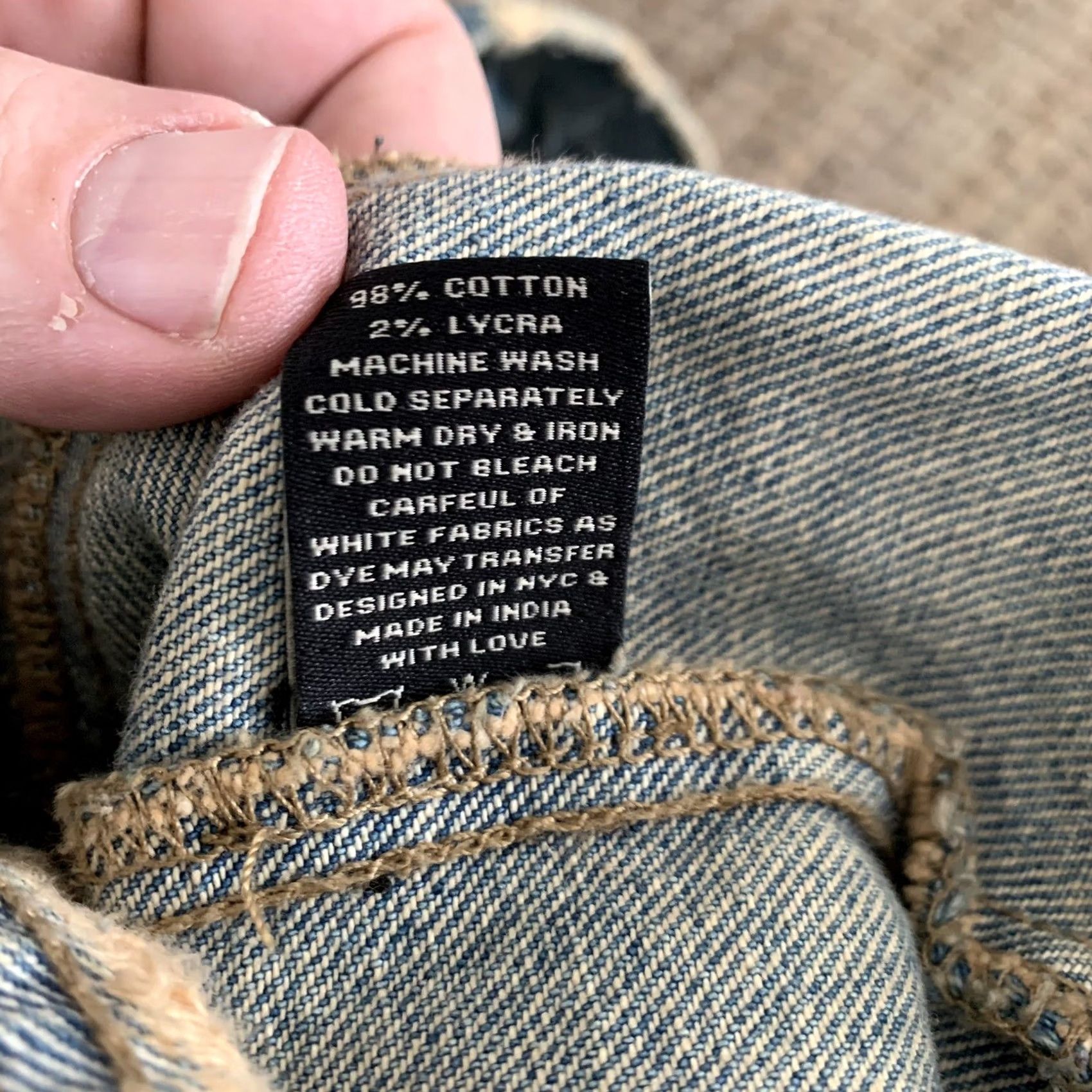 Bdg BDG Denim Jacket Womens Small Courtshop Distressed Blue Urban Outfitters Trucker 90s Size 28" / US 6 / IT 42 - 6 Thumbnail
