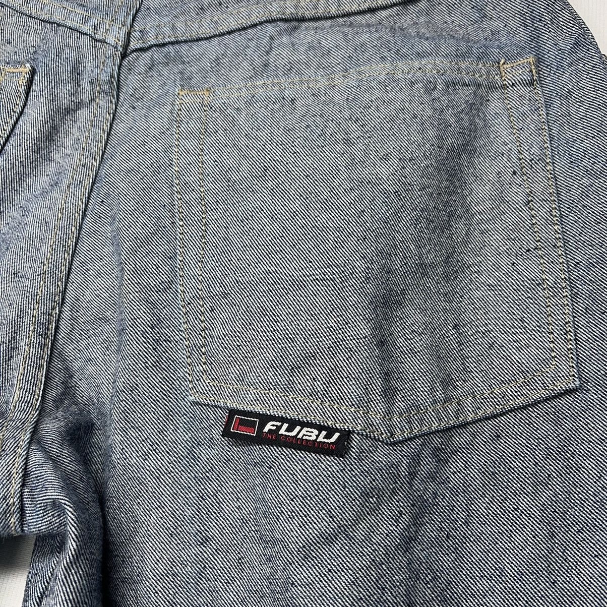 Fubu × Vintage Fubu Jeans 32X34 Baggy Straight Reverse Blue 90s Y2K Size US 32 / EU 48 - 16 Thumbnail