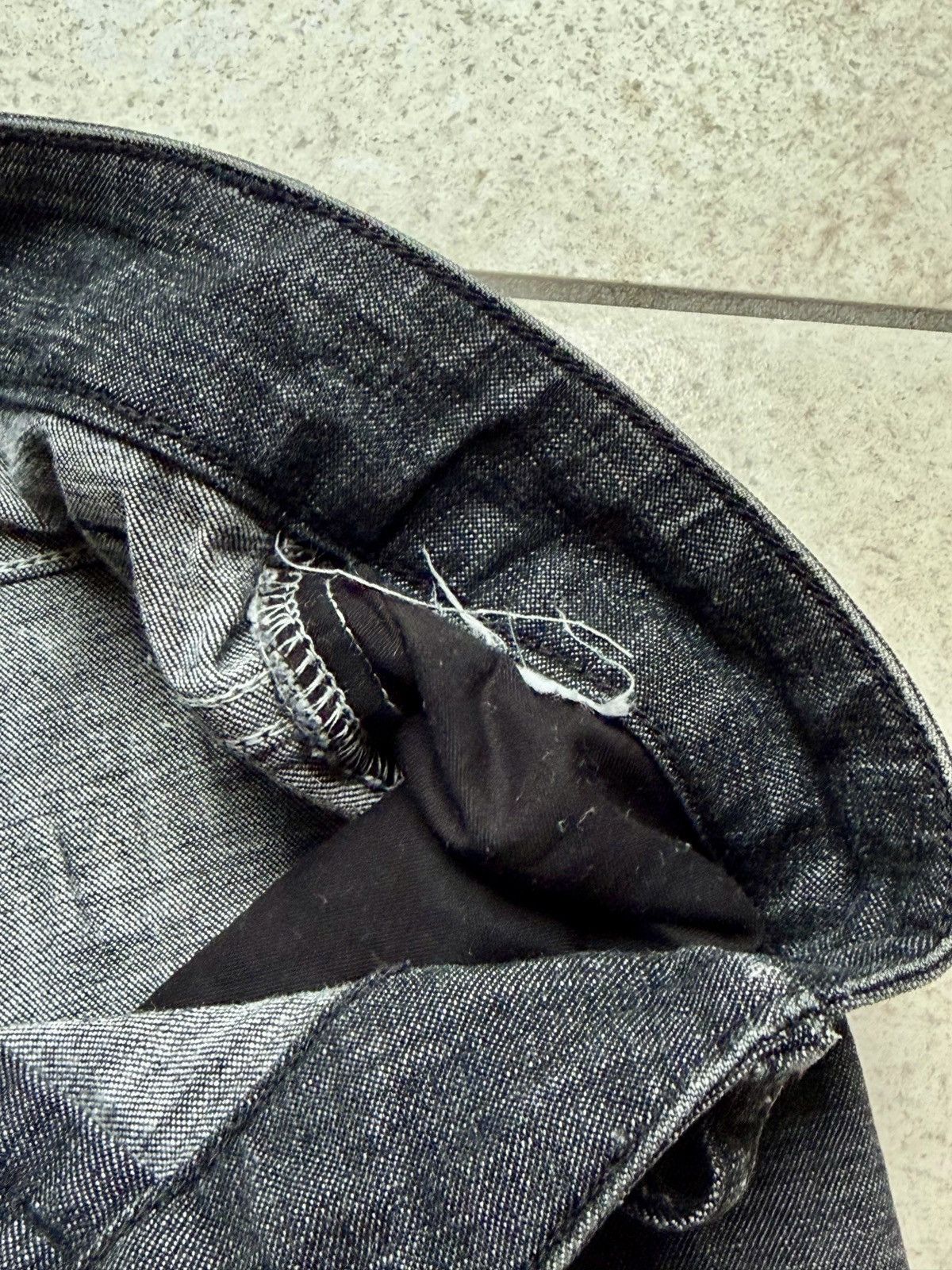 Saint Laurent Paris Yves Saint Laurent Grey Pigmented Denim Size 26" / US 2 / IT 38 - 4 Thumbnail