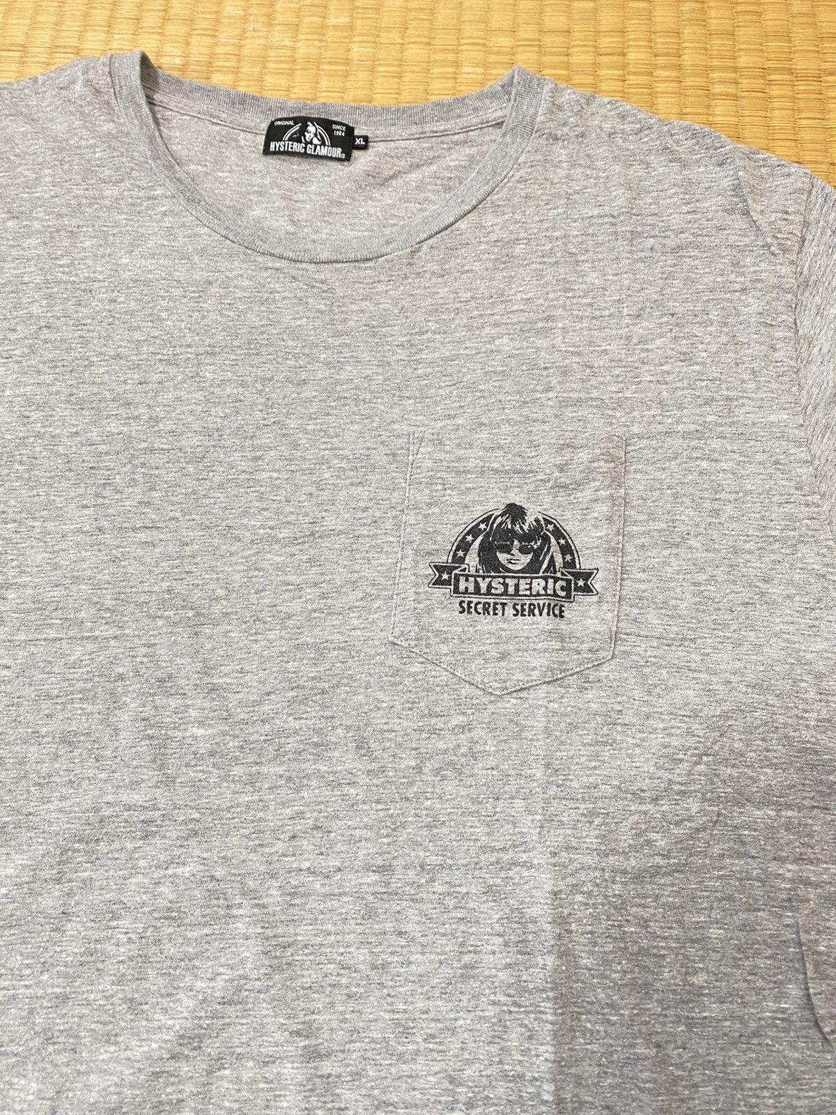 Hysteric Glamour × Japanese Brand Hysteric Glamour Secret Agent Large Print XL Pocket Tee Size US XL / EU 56 / 4 - 3 Thumbnail