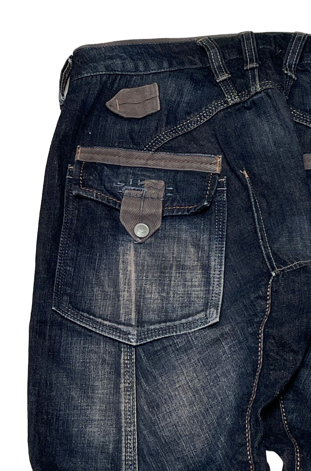 Marithe + Francois Girbaud Vintage Brand Marithe Francois Girbaud Tactical Jeans 1990s Size US 31 - 9 Thumbnail