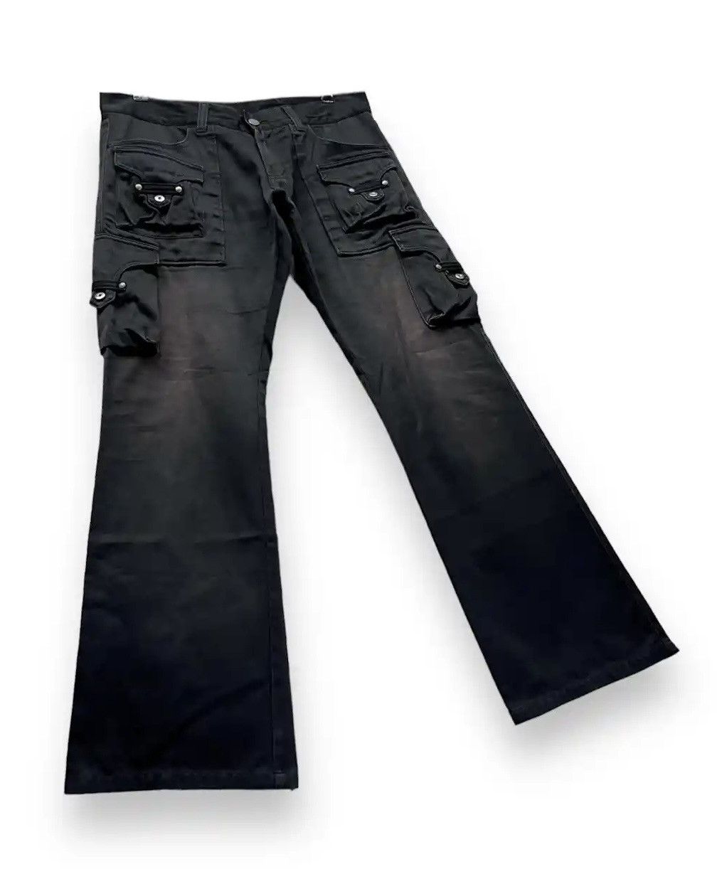 Tornado Mart Vintage TORNADO MART Rusty Black Bush Cargo Minimalist Flare Size US 32 / EU 48 - 6 Thumbnail