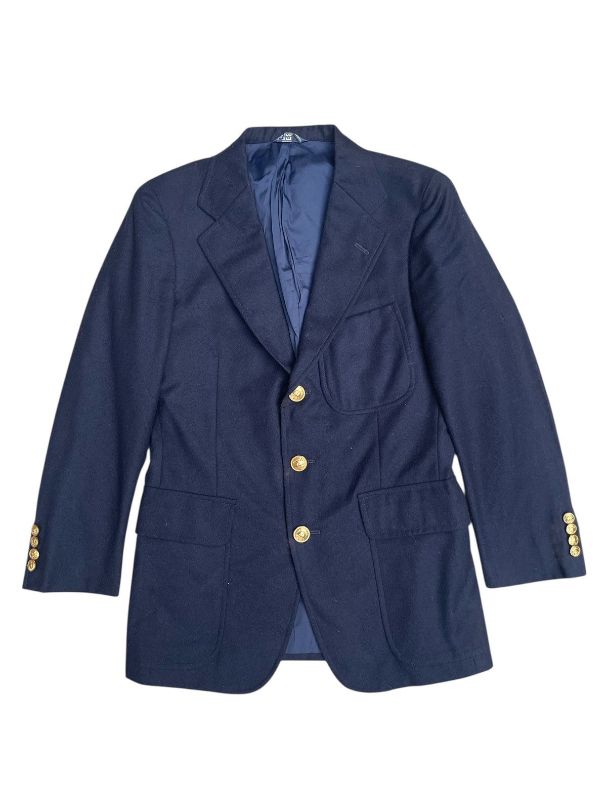 Polo Ralph Lauren Polo Ralph Lauren Navy Blazer - Gold Crest Buttons Size US S / EU 44-46 / 1 - 1 Thumbnail