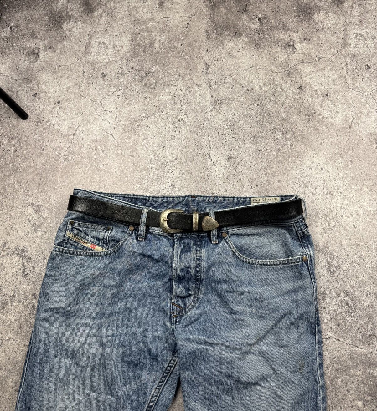 Japanese Brand 00’S NINE STYLE JAPAN LEATHER Y2K OPIUM BELT ARCHIVE Size ONE SIZE - 1 Thumbnail