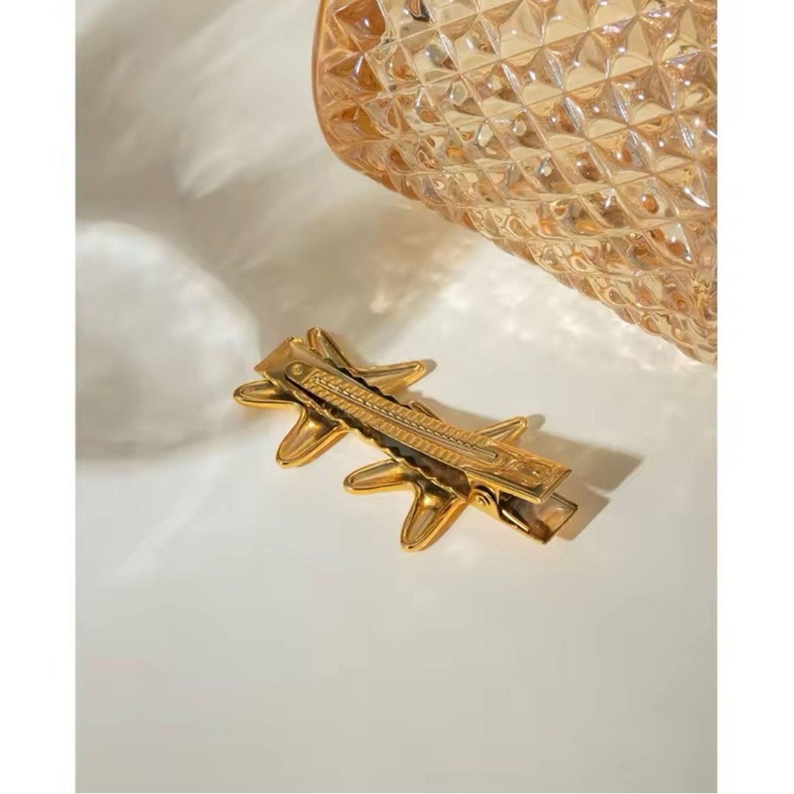 Other Gold Plated Starfish Seashell Hair Pin Size ONE SIZE - 4 Thumbnail