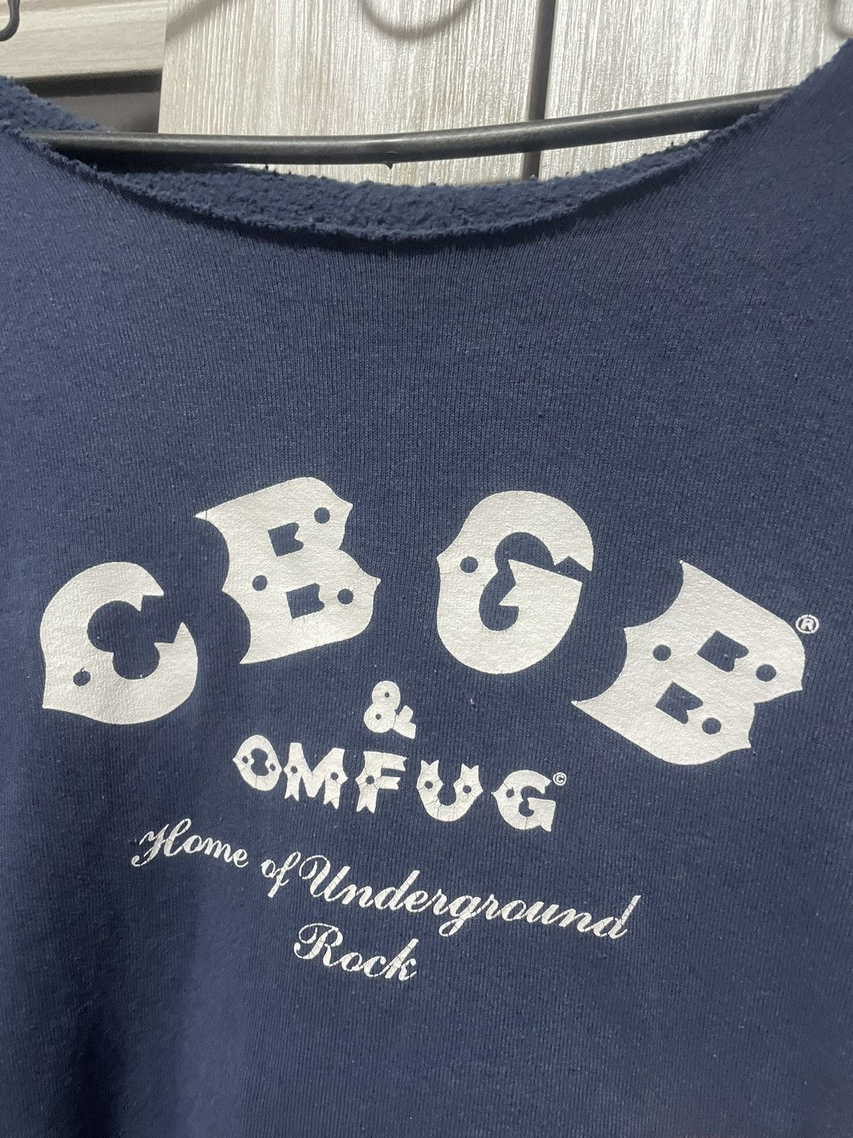 Band Tees Vintage CBGB & OMFUG Rock Underground Rare Sweatshirt 90s Size US XL / EU 56 / 4 - 4 Thumbnail