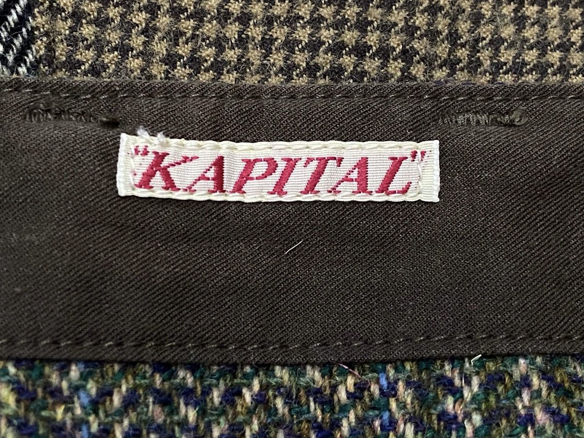 Kapital Kapital Patchwork Wool Midi Skirt Size 30" / US 8 / IT 44 - 9 Thumbnail