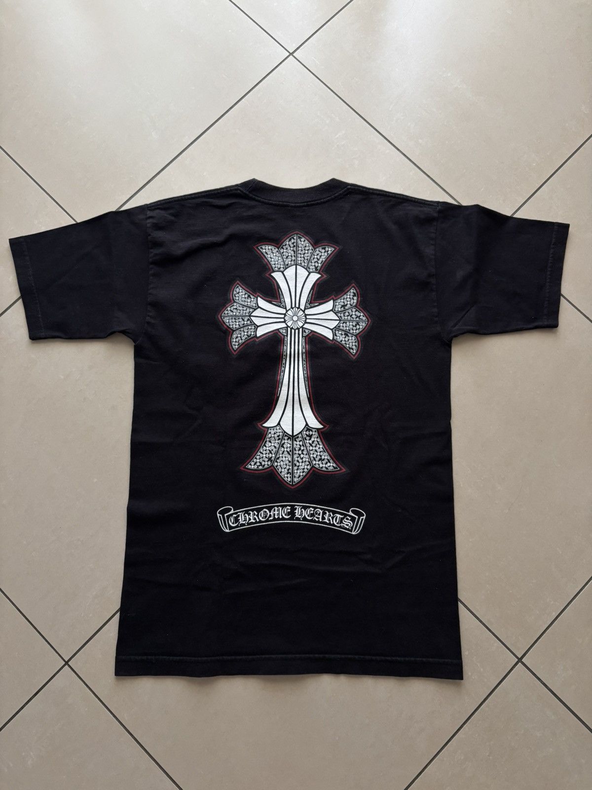 Chrome Hearts CHROME HEARTS HUGE CROSS TSHIRT Size US M / EU 48-50 / 2 - 2 Thumbnail