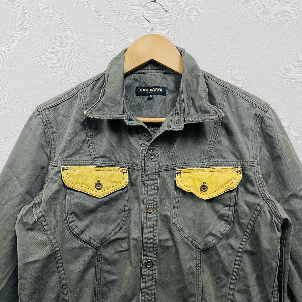 Japanese Brand Nicole hideaways shirt button lace up japanese brand Size US M / EU 48-50 / 2 - 2 Thumbnail