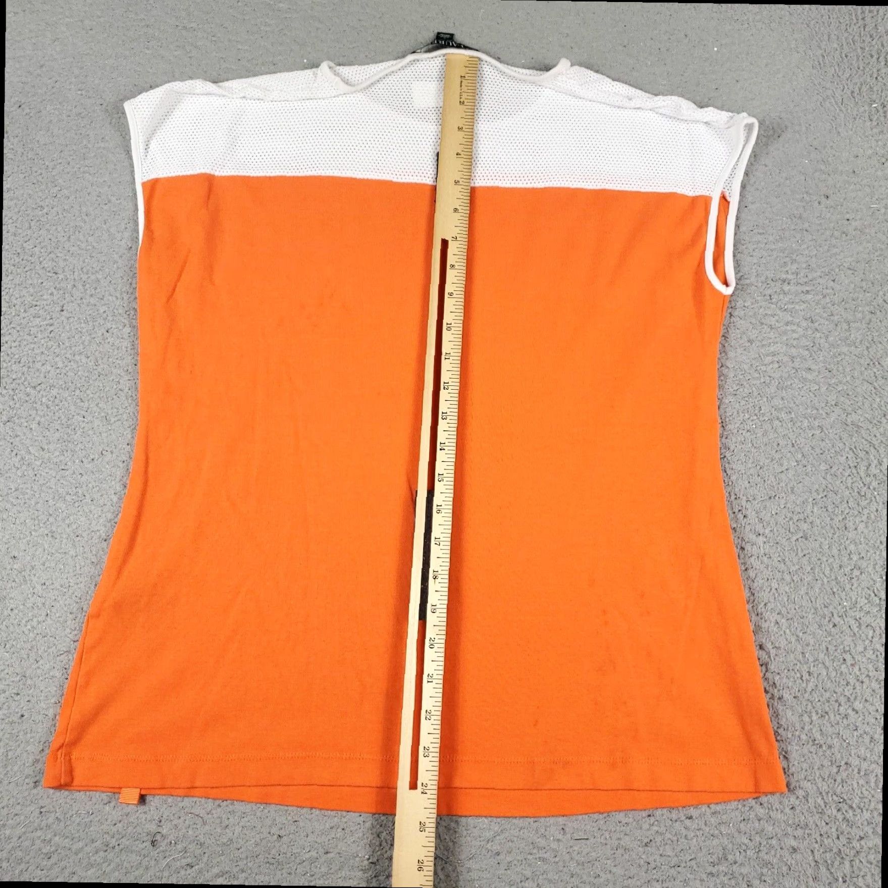 Ralph Lauren Ralph Lauren Womens Large Casual Sleeveless T Shirt Orange White Size L / US 10 / IT 46 - 4 Thumbnail