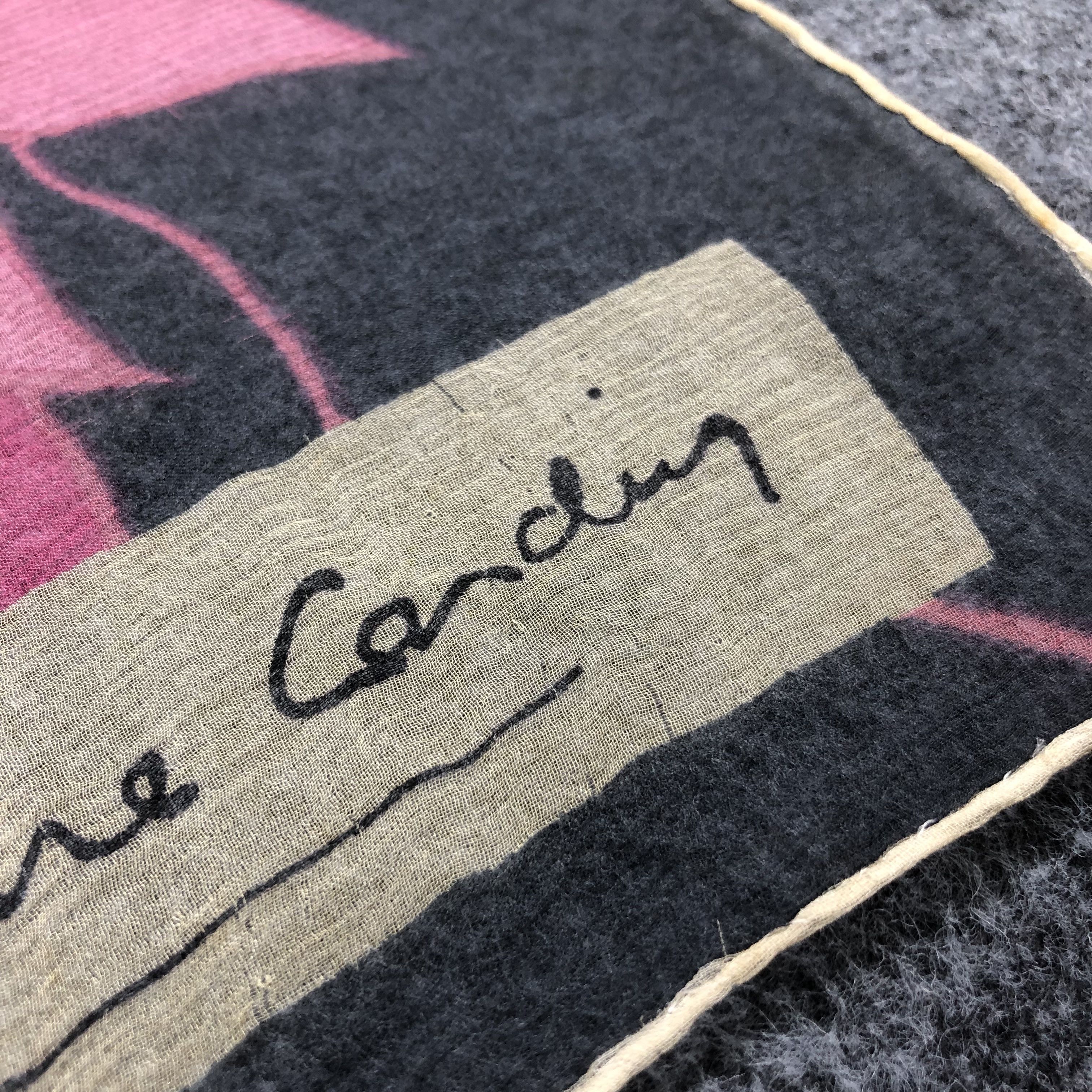 Pierre Cardin Vintage Pierre Cardin Floral Silk Scarf M818 Size ONE SIZE - 6 Thumbnail