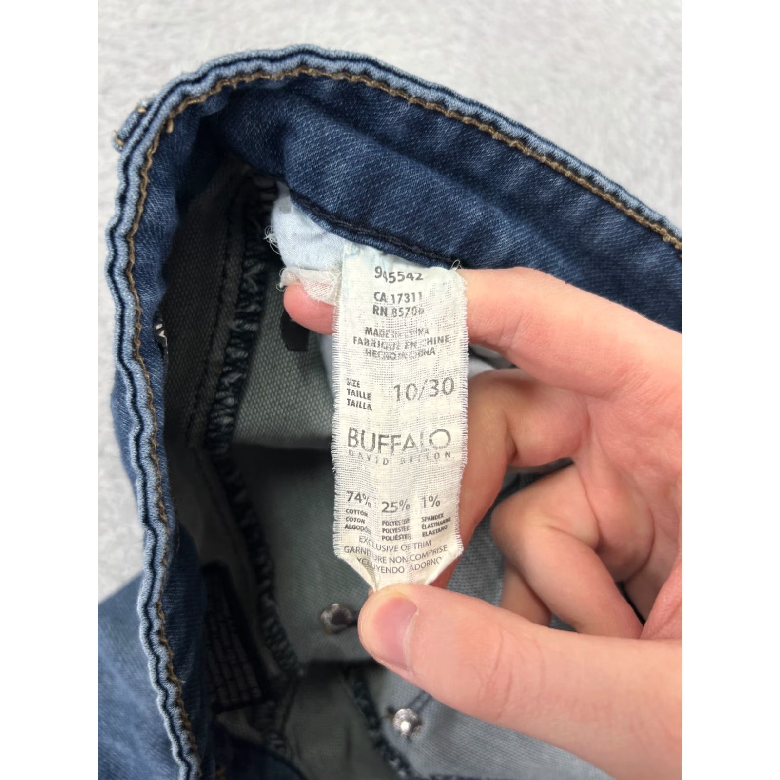 Buffalo David Bitton Buffalo by David Bitton Jeans Womens 30 Blue Denim Mid Rise Boyfriend Pants Denim Size 30" / US 8 / IT 44 - 4 Thumbnail