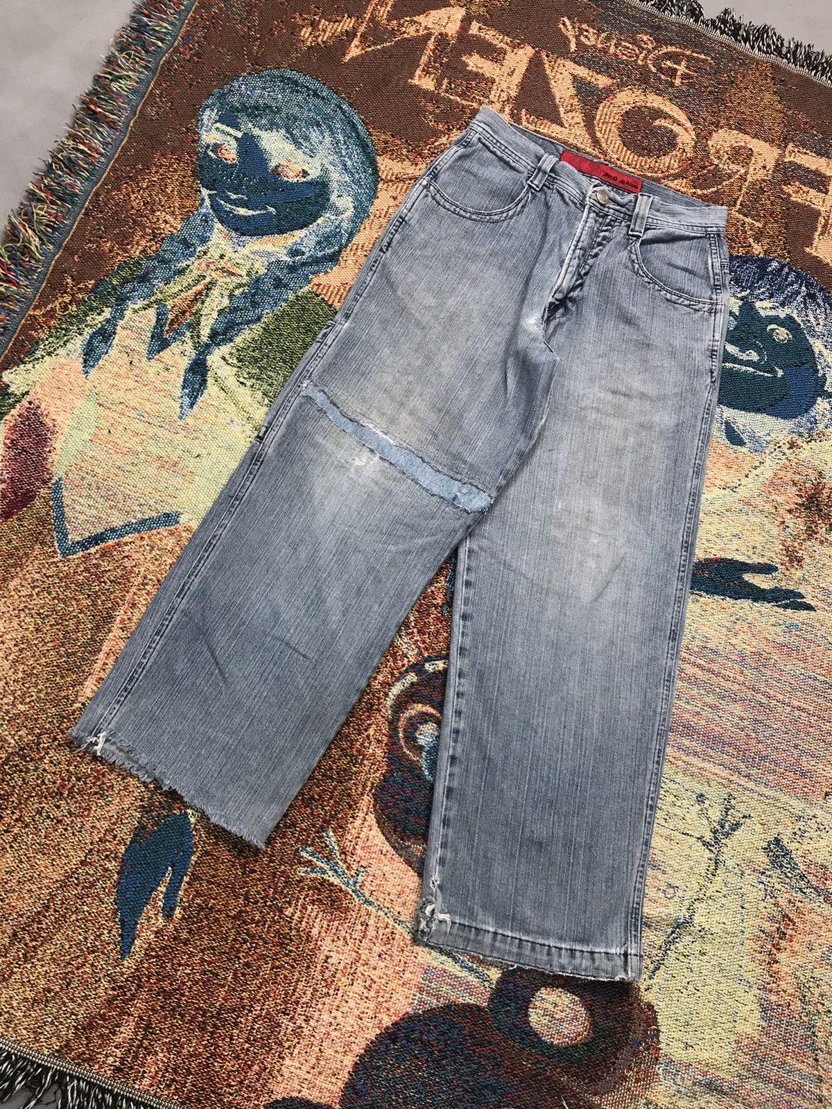JNCO vintage Jnco dragon 🐉 embroidered damaged denim Size 28" / US 6 / IT 42 - 3 Thumbnail