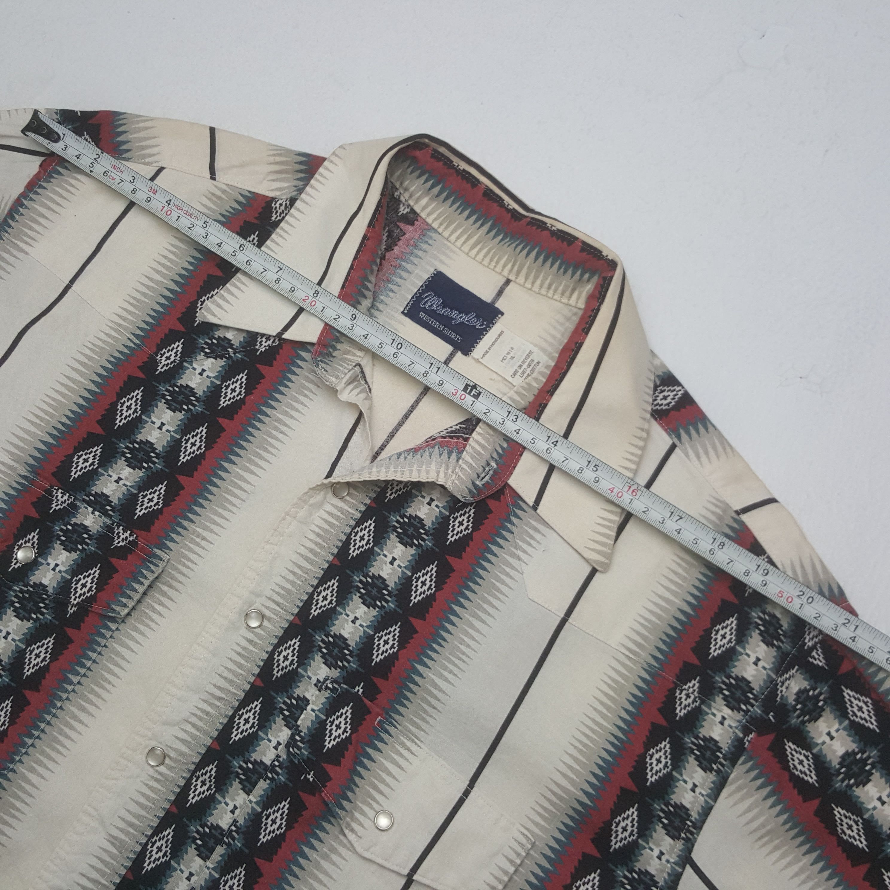 Vintage × Wrangler Vintage Wrangler American Retro Style Shirt Button up Size US XXL / EU 58 / 5 - 6 Thumbnail