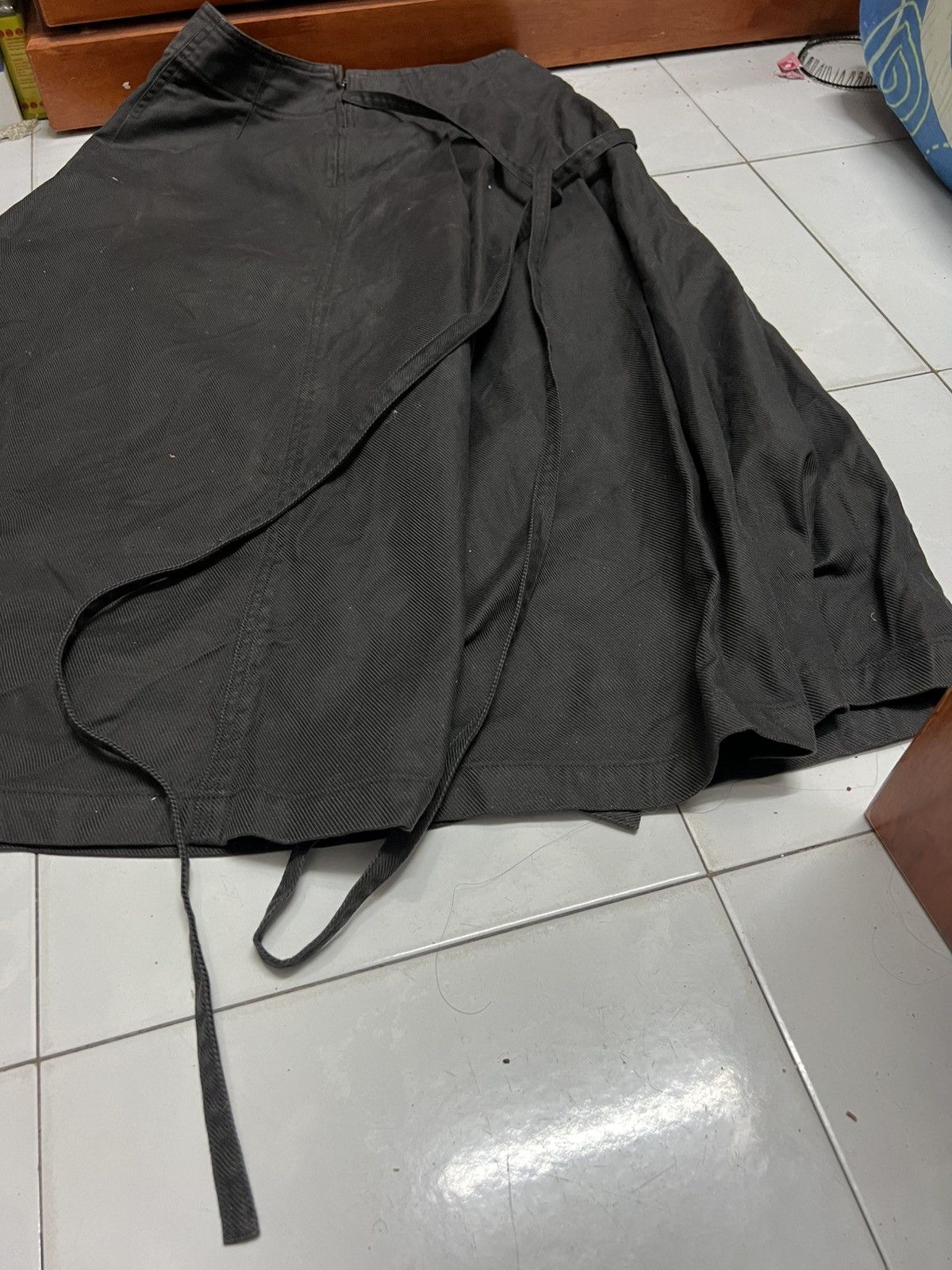 Issey Miyake PLANTATION BY ISSEY MIYAKE skirts black denim Size 26" / US 2 / IT 38 - 7 Thumbnail