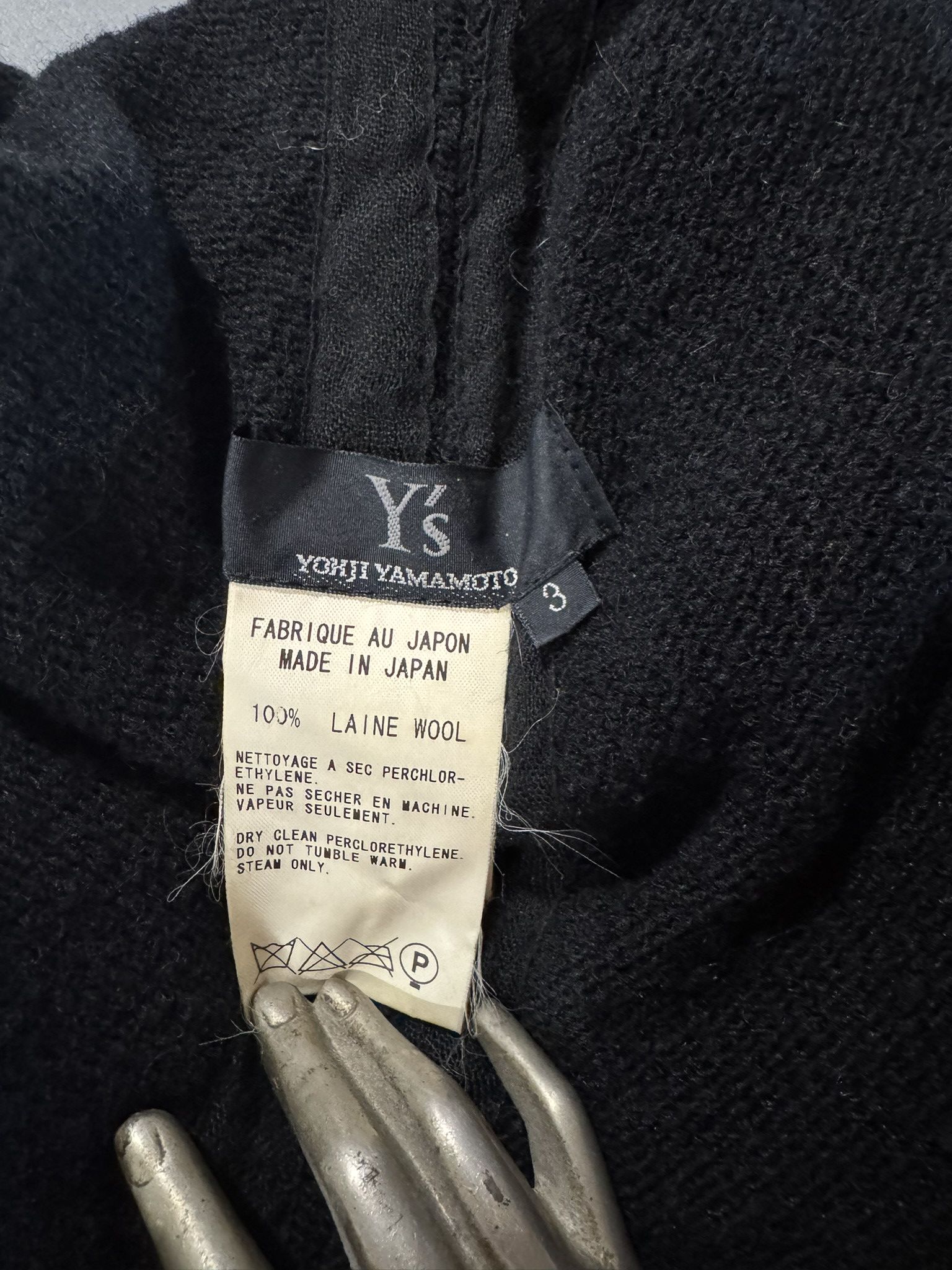 Yohji Yamamoto Vintage Y's Yohji Yamamoto Black Wool Knit Turtleneck Size M / US 6-8 / IT 42-44 - 11 Thumbnail