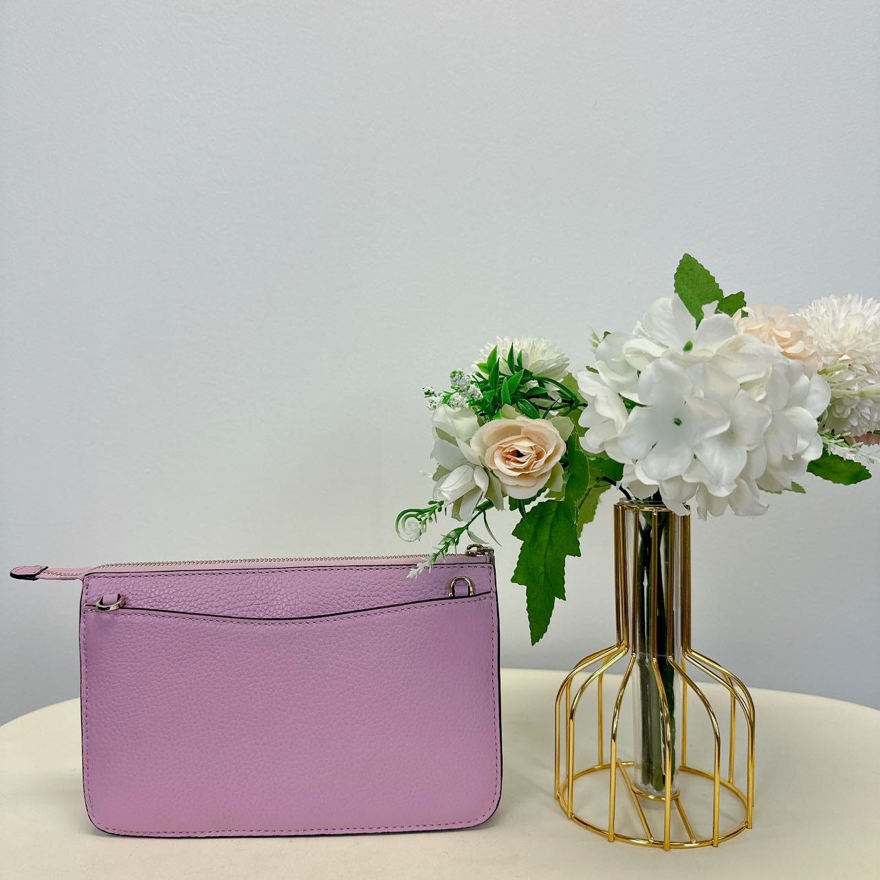 Kate Spade Kate Spade K8284 Leila Small Pebbled Leather Crossbody Pink Size ONE SIZE - 5 Thumbnail