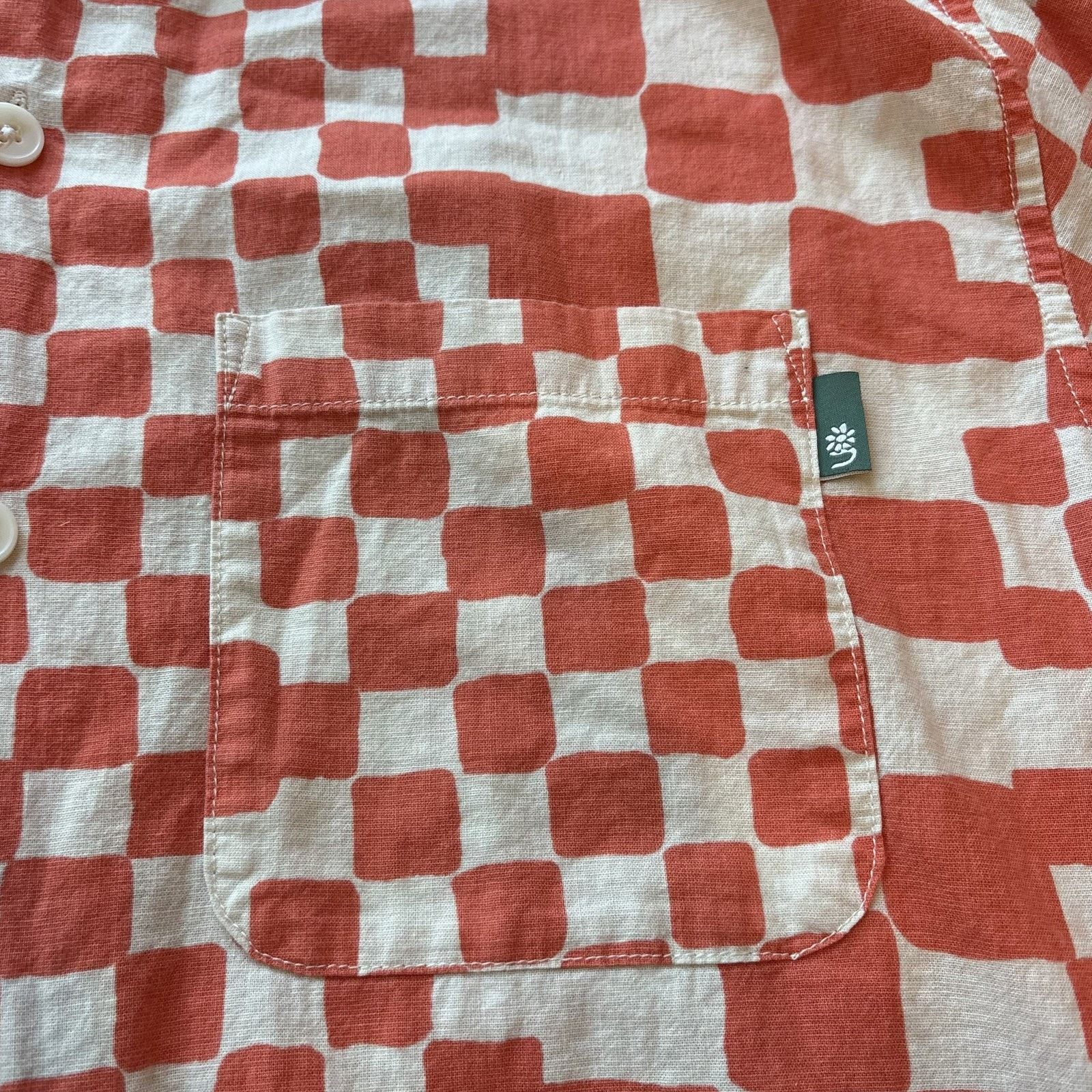 Urban Outfitters Urban Outfitters Men's Checkered Camp Shirt Short Sleeve M Size US M / EU 48-50 / 2 - 4 Thumbnail