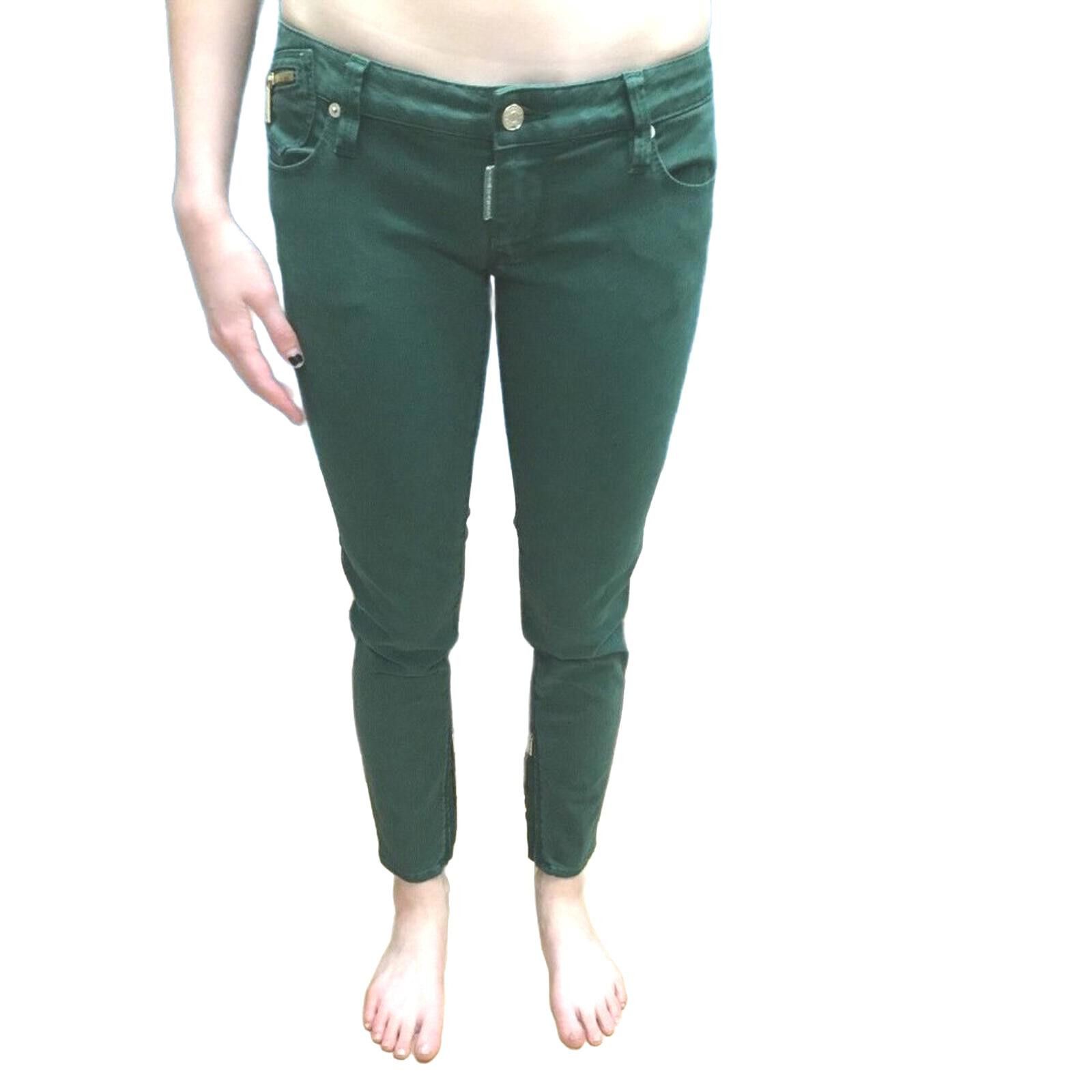 Dsquared2 Dsquared² Green 30" Low-Rise Zip Ankle Skinny Jeans Size 26" / US 2 / IT 38 - 5 Thumbnail