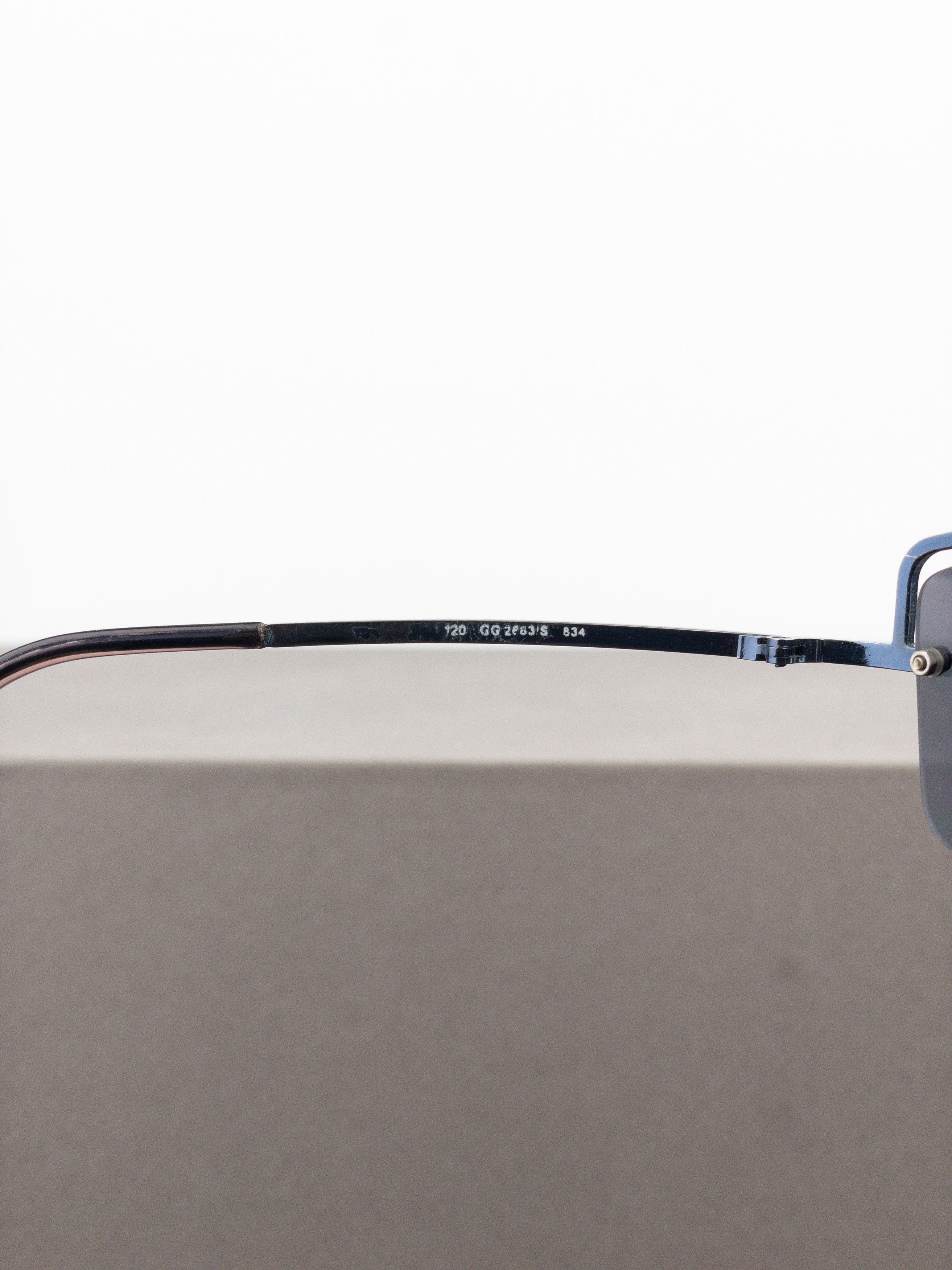 Gucci Gucci by Tom Ford 2000s GG2683/S Wrap Mask Shield Sunglasses Size ONE SIZE - 12 Thumbnail