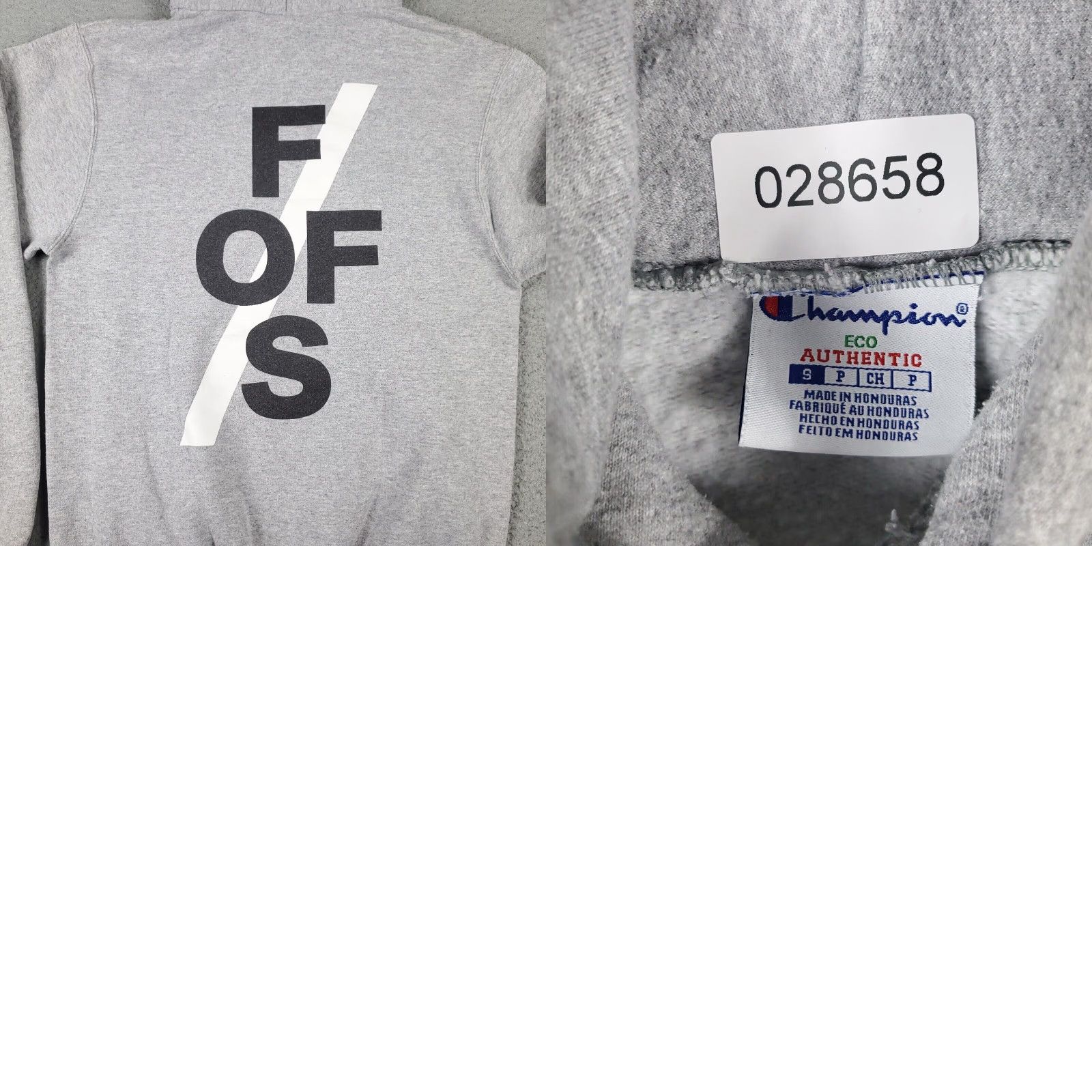 Champion Champion Hoodie Mens Small Gray Pullover Casual Sweatshirt Fleece Long Sleeve Size US S / EU 44-46 / 1 - 8 Thumbnail