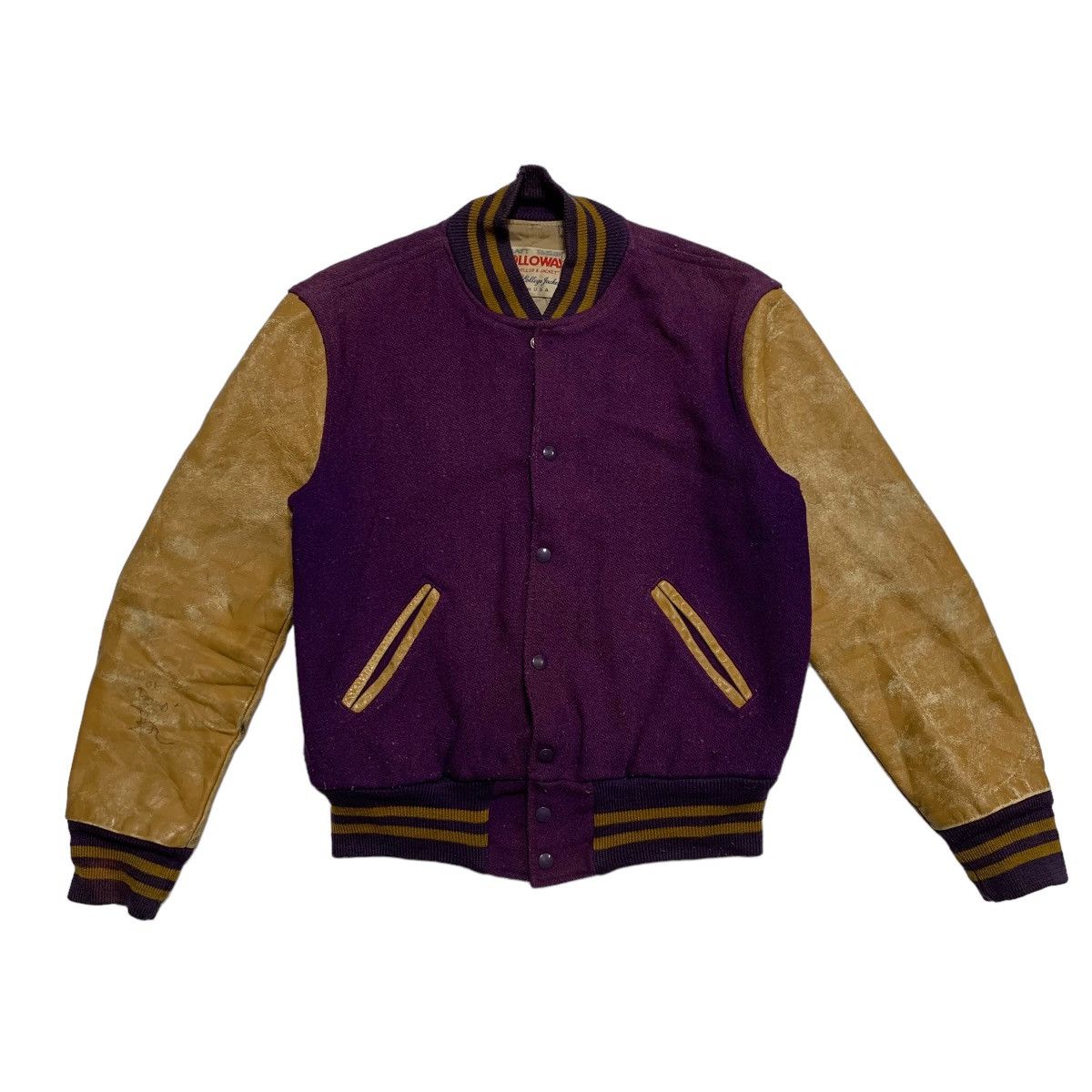 Vintage Vintage Halloway Varsity Jacket Size US M / EU 48-50 / 2 - 1 Thumbnail