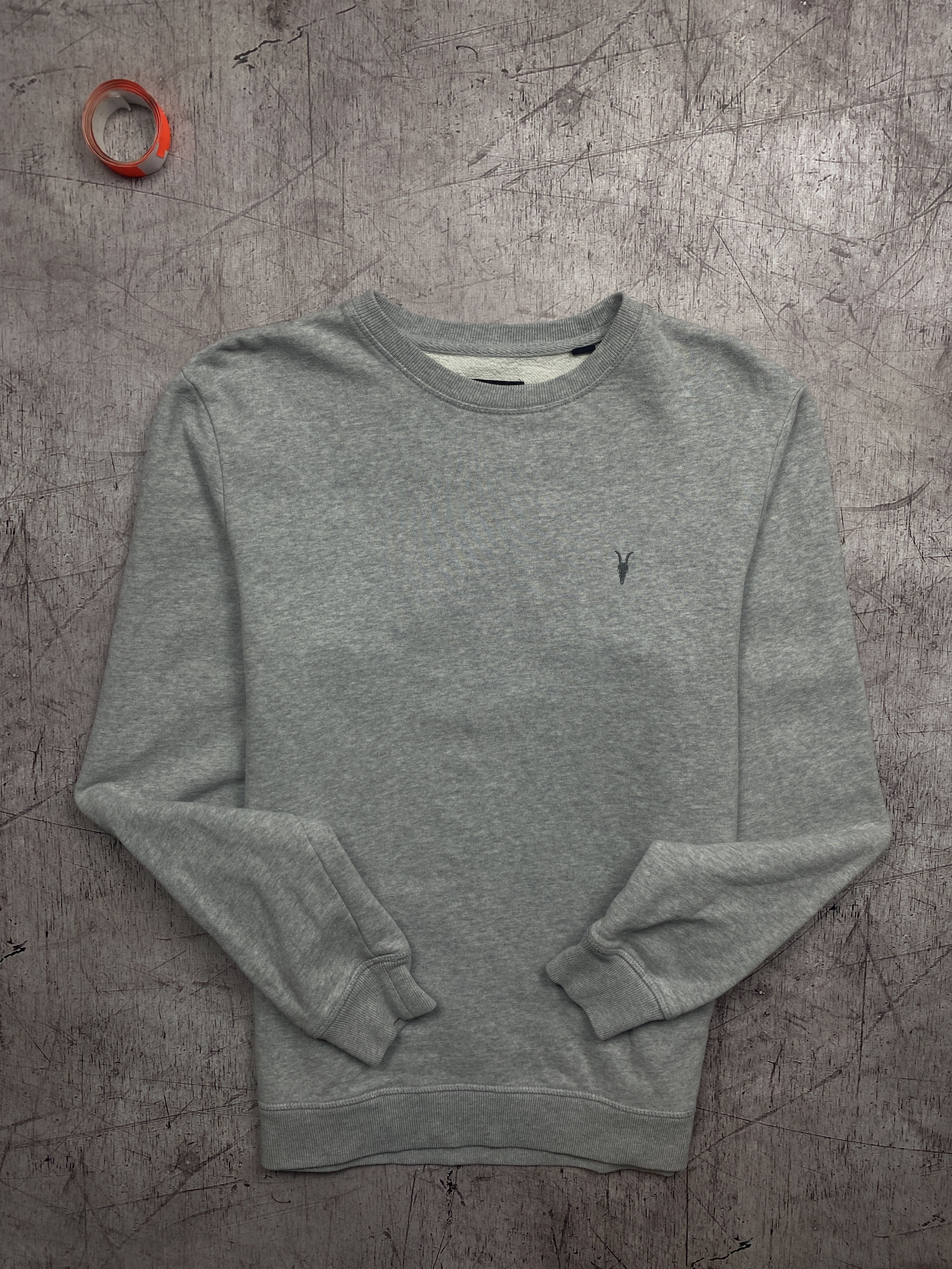 Allsaints Allsaints Vintage Mens Raven Crew Neck Sweatshirt Size US S / EU 44-46 / 1 - 1 Thumbnail