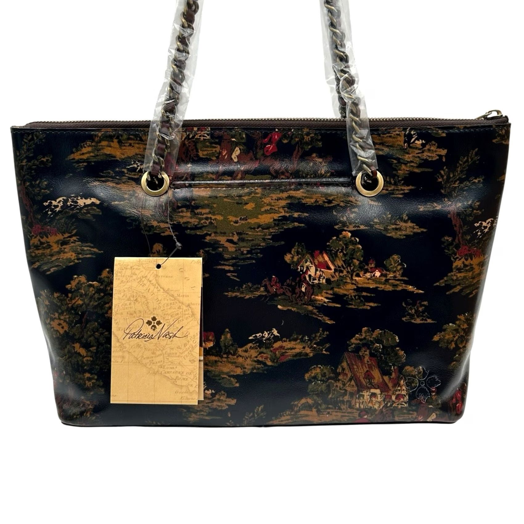 Patricia Nash Patricia Nash Belle Tote Bag Countryside Floral Print Printed Vintage Look Size ONE SIZE - 2 Thumbnail