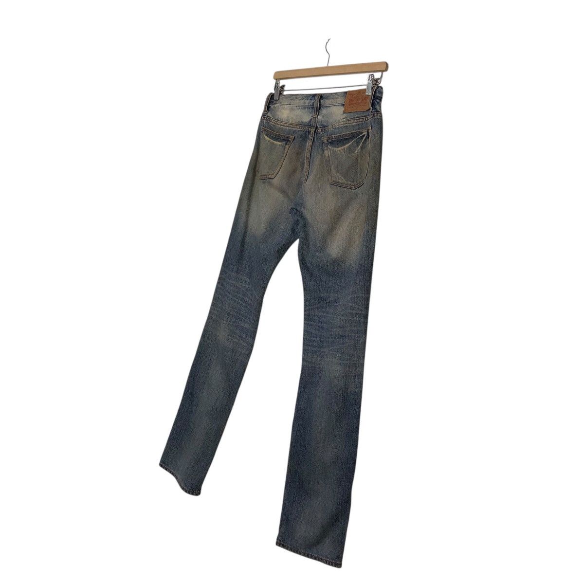 Japanese Brand SHIPS 1975 Repro Workwear Jeans – Destroyed Knees Grime Fade Size 30" / US 8 / IT 44 - 13 Thumbnail