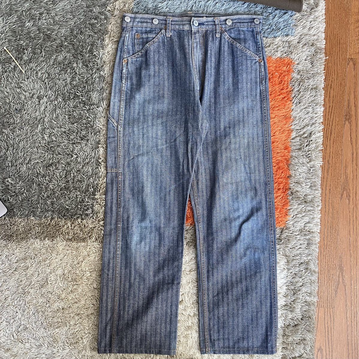 Hysteric Glamour Hysteric Glamour Pinstripe Jeans Size US 30 / EU 46 - 1 Thumbnail