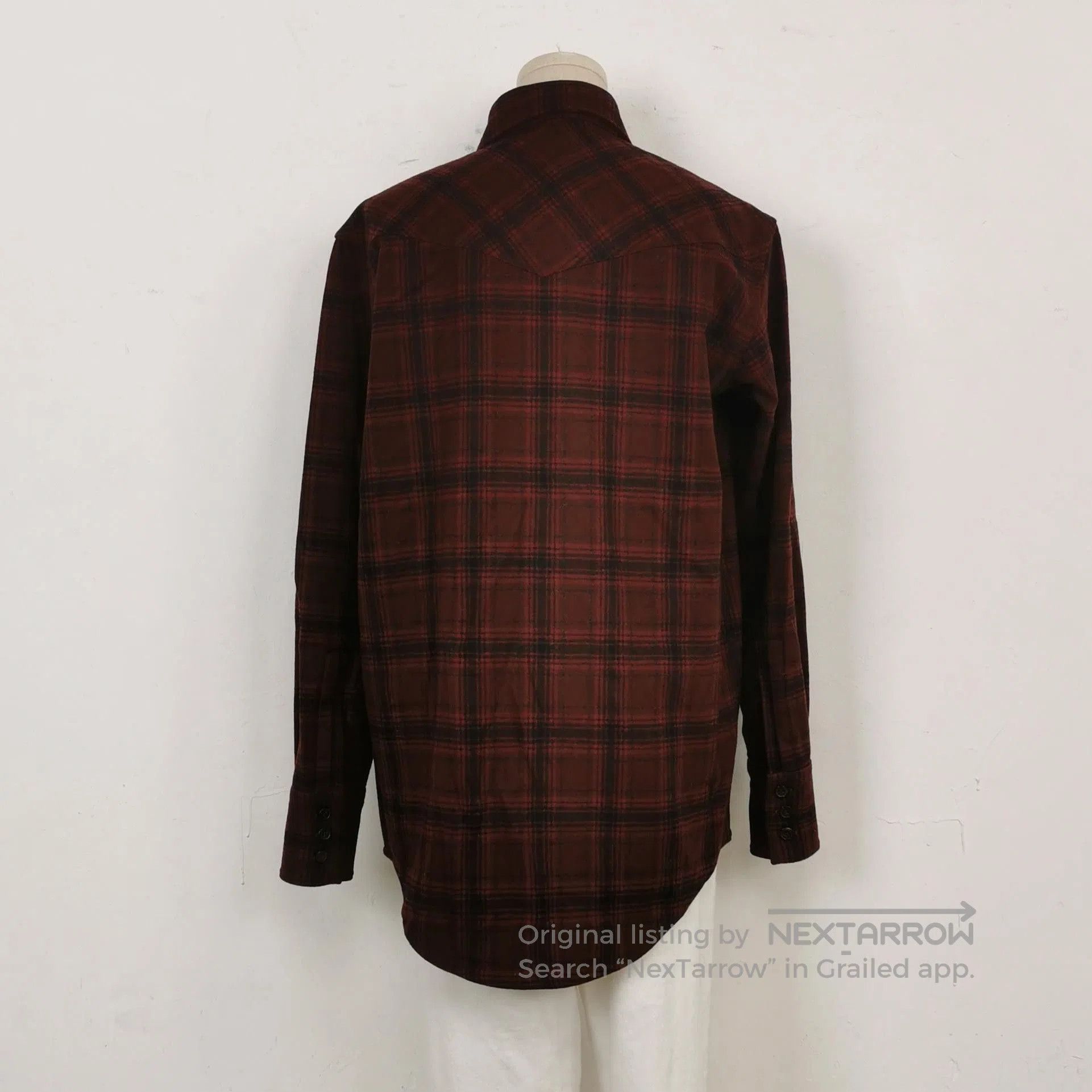 Saint Laurent Paris Saint Laurent Wool Plaid Collar Shirt XS. Size US XS / EU 42 / 0 - 3 Thumbnail