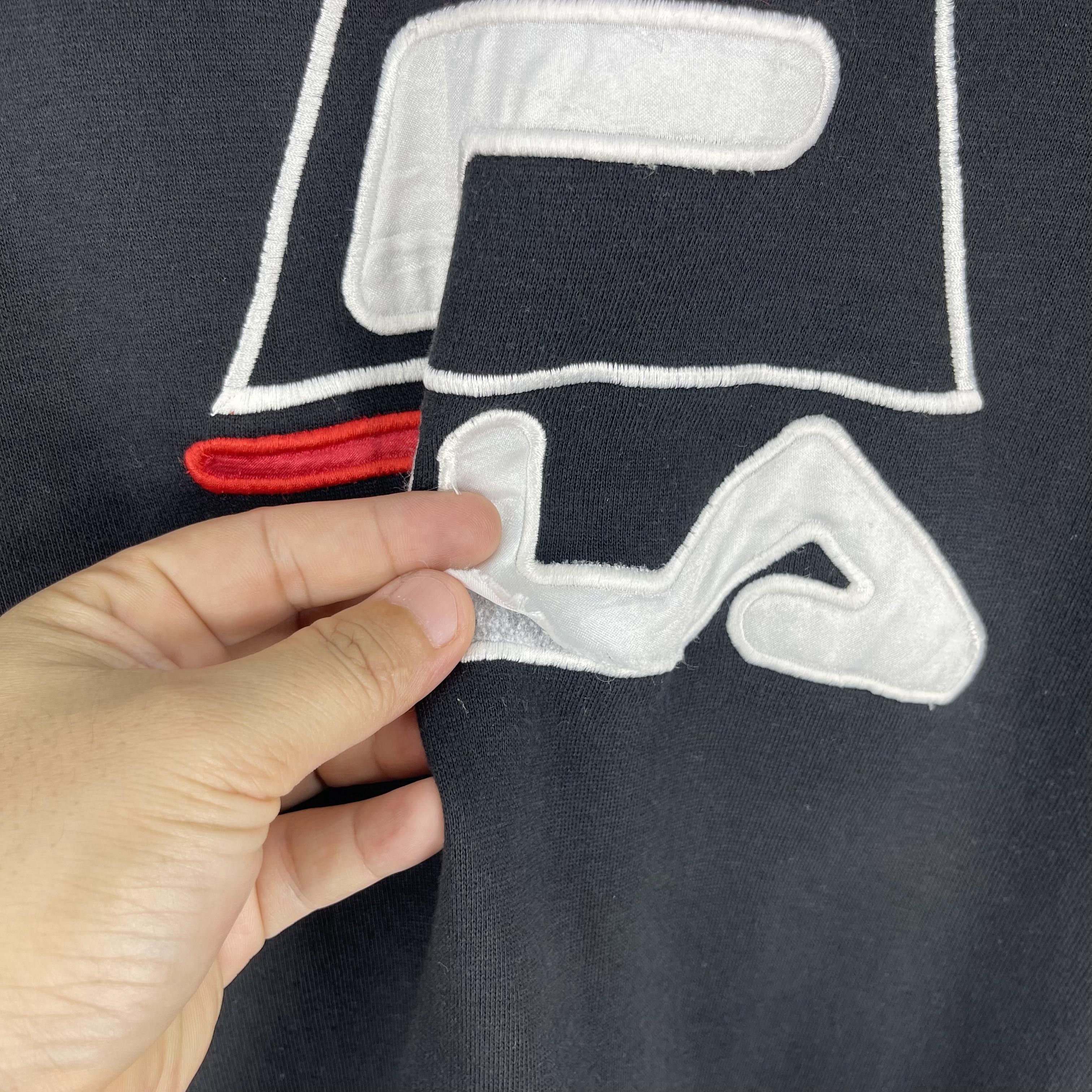 Fila Vintage FILA Italia Big Logo Spell Out Embroidery Sweatshirt Size US L / EU 52-54 / 3 - 5 Thumbnail