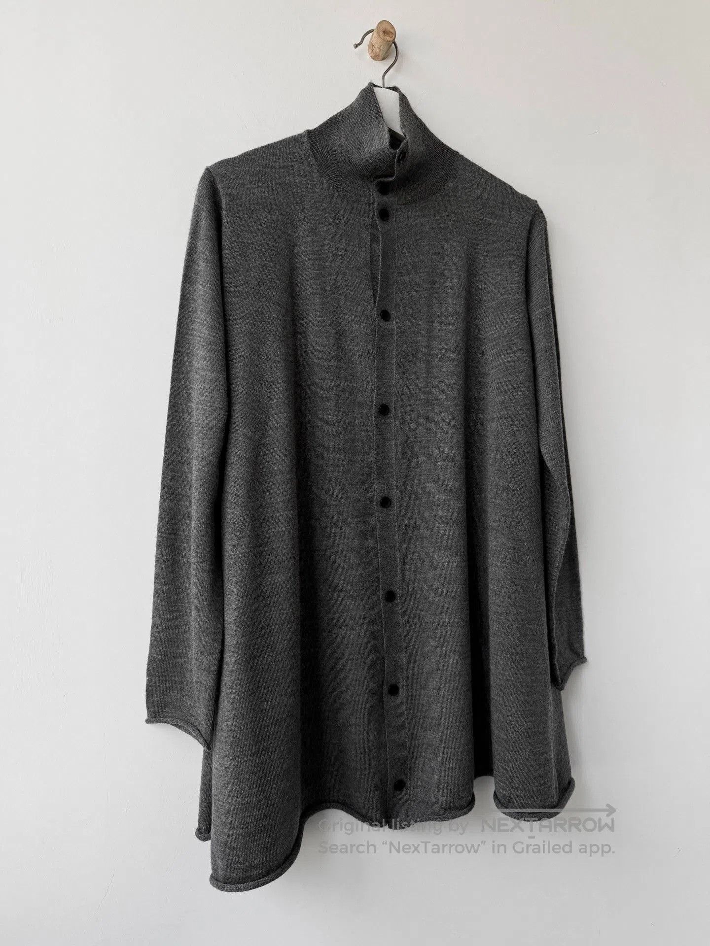 Yohji Yamamoto Yohji Yamamoto Femme 16AW Stand Collar Cardigan. Size M / US 6-8 / IT 42-44 - 4 Thumbnail