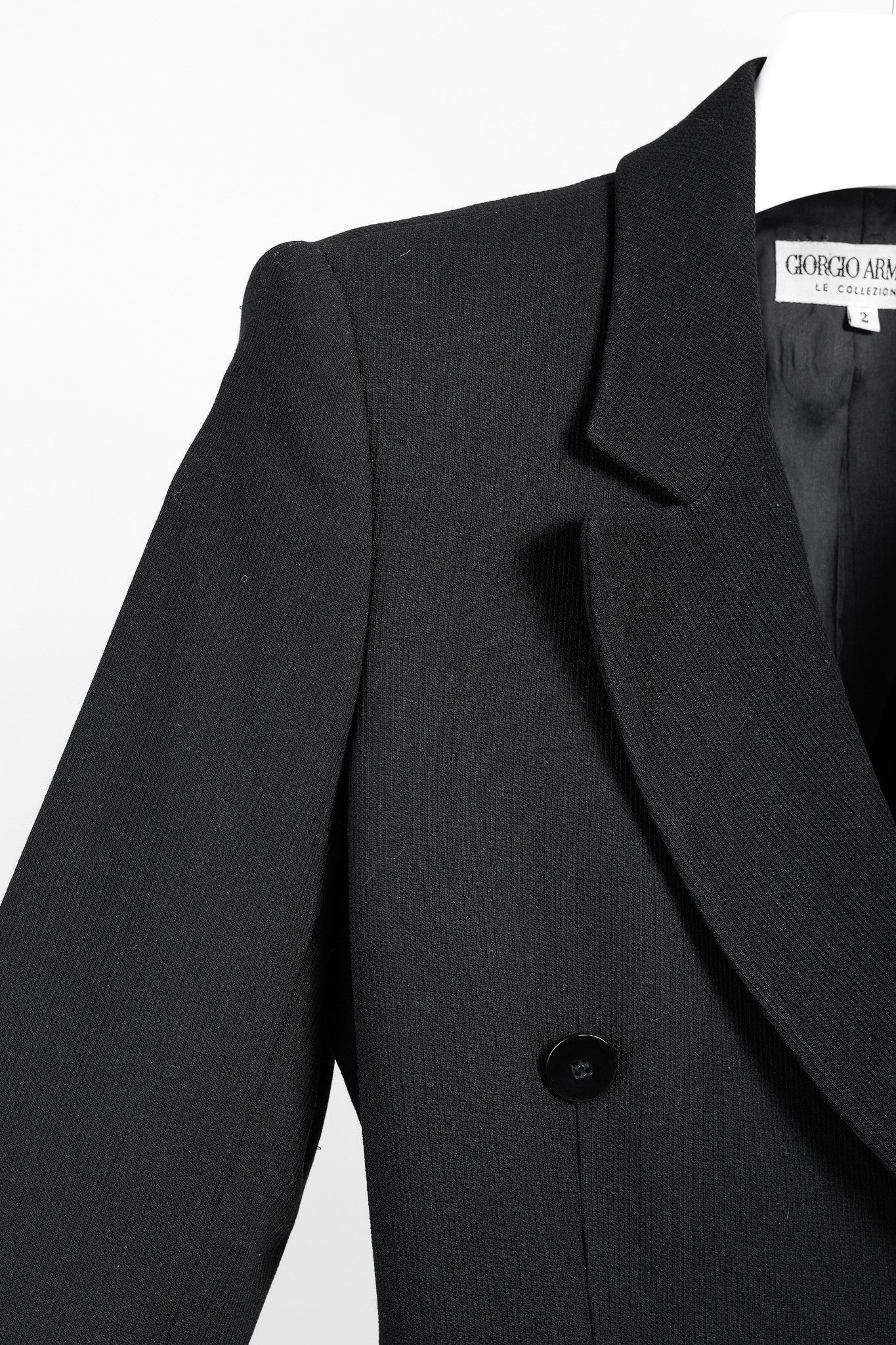 Giorgio Armani Giorgio Armani Vintage Double-Breasted Virgin Wool Blazer Size XS / US 0-2 / IT 36-38 - 5 Thumbnail