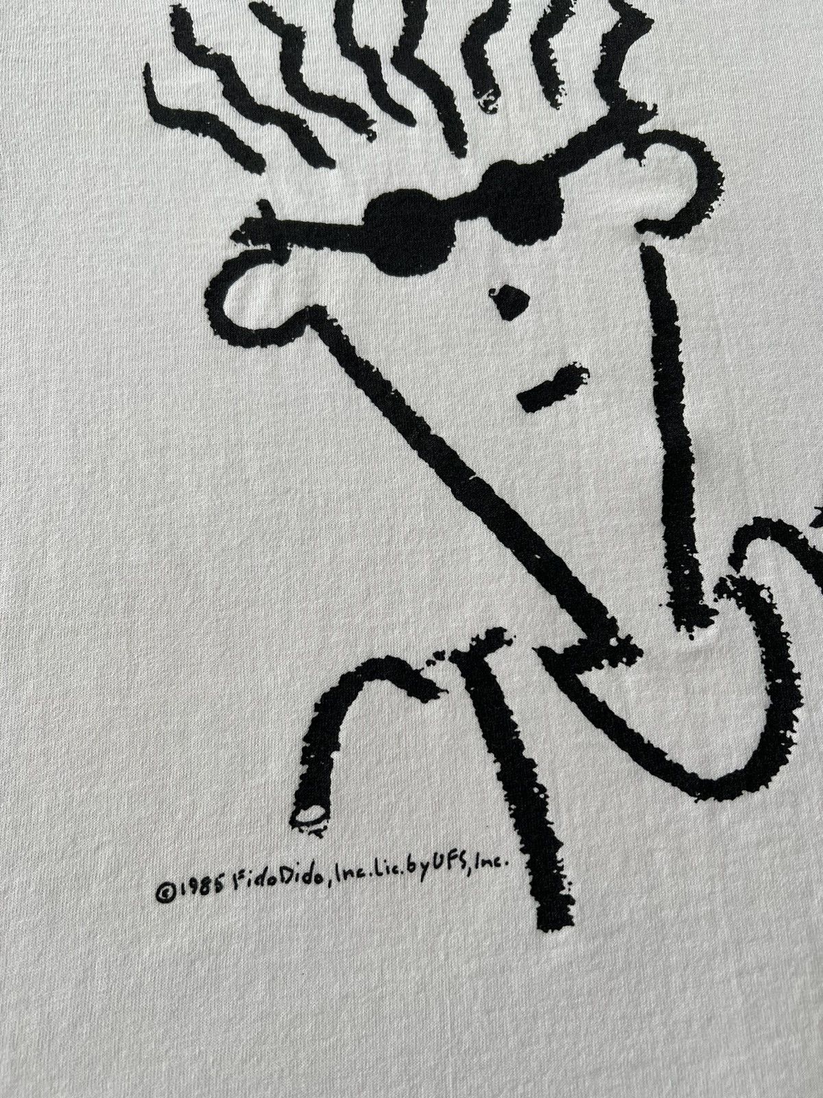 Cartoon Network Vintage 1985 Fido Dido 7up Promo Cartoon 80s White T-shirt Size US L / EU 52-54 / 3 - 4 Thumbnail
