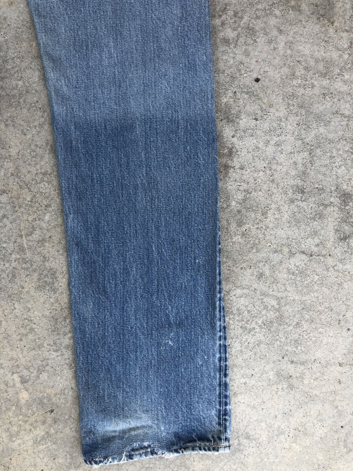 Japanese Brand Canton Distressed Jeans Selvedge Denim Size US 30 / EU 46 - 12 Thumbnail