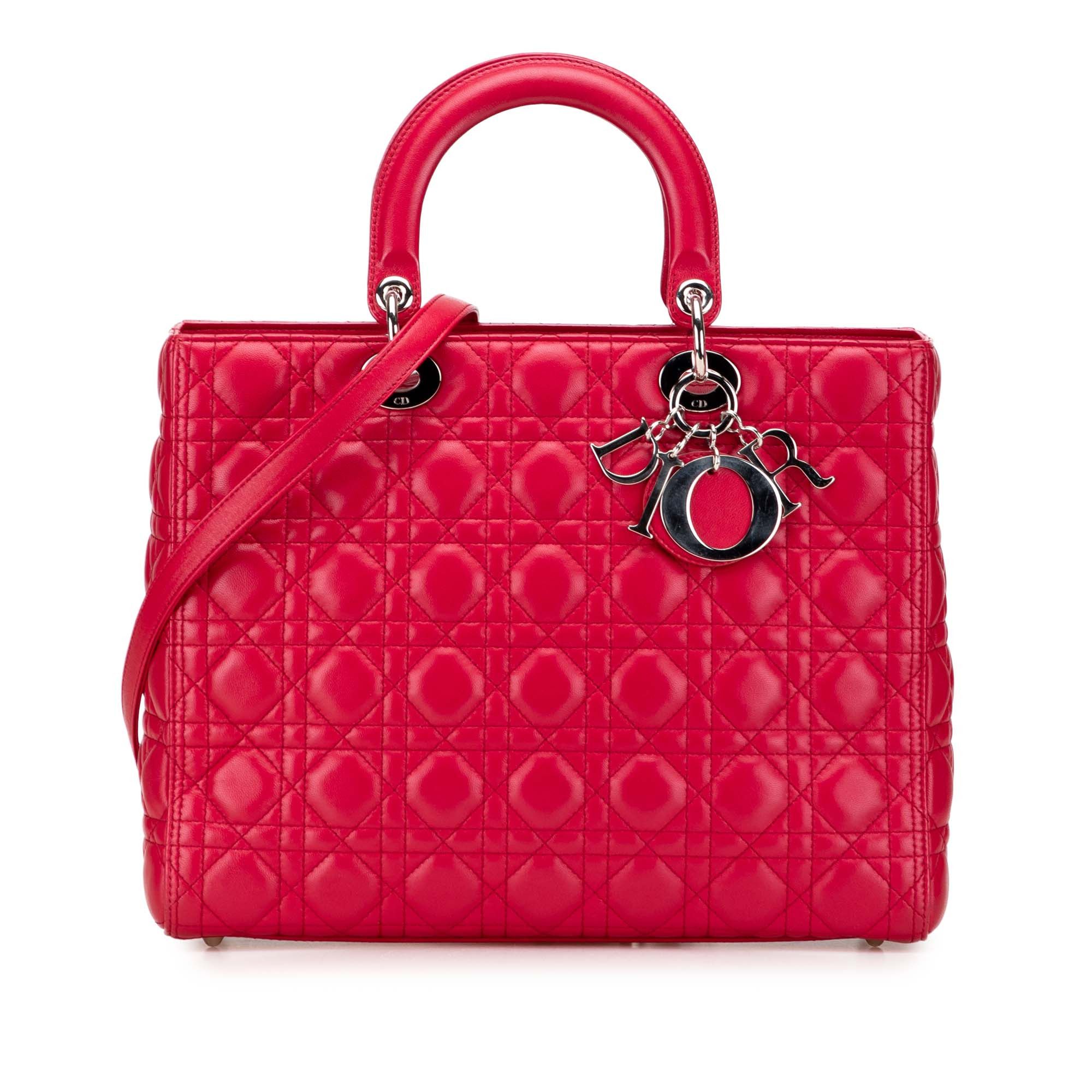 Dior Large Lambskin Cannage Lady Dior Size ONE SIZE - 1 Thumbnail