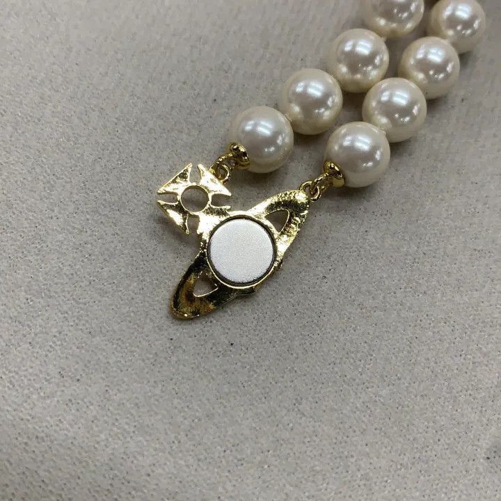 Vivienne Westwood Vivienne Westwood Graziella Pearl Choker Gold -2507 Size ONE SIZE - 7 Thumbnail