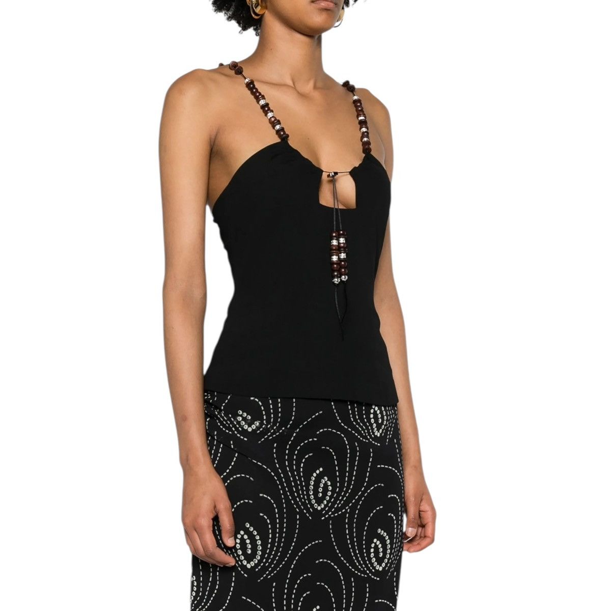 16Arlington Solarte beaded crepe tank blouse Size M / US 6-8 / IT 42-44 - 3 Thumbnail